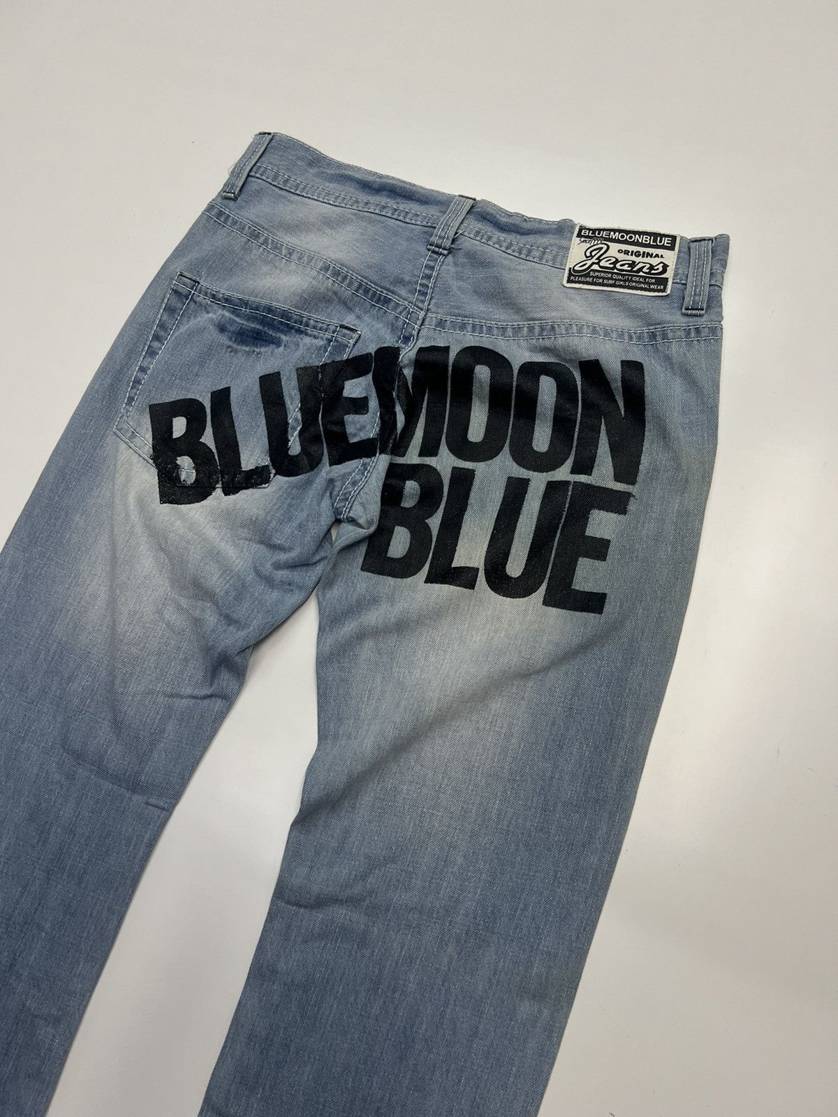 Japanese Brand Blue MoonBlue Denim Jeans Size 32 Size US 32 / EU 48 - 6 Thumbnail