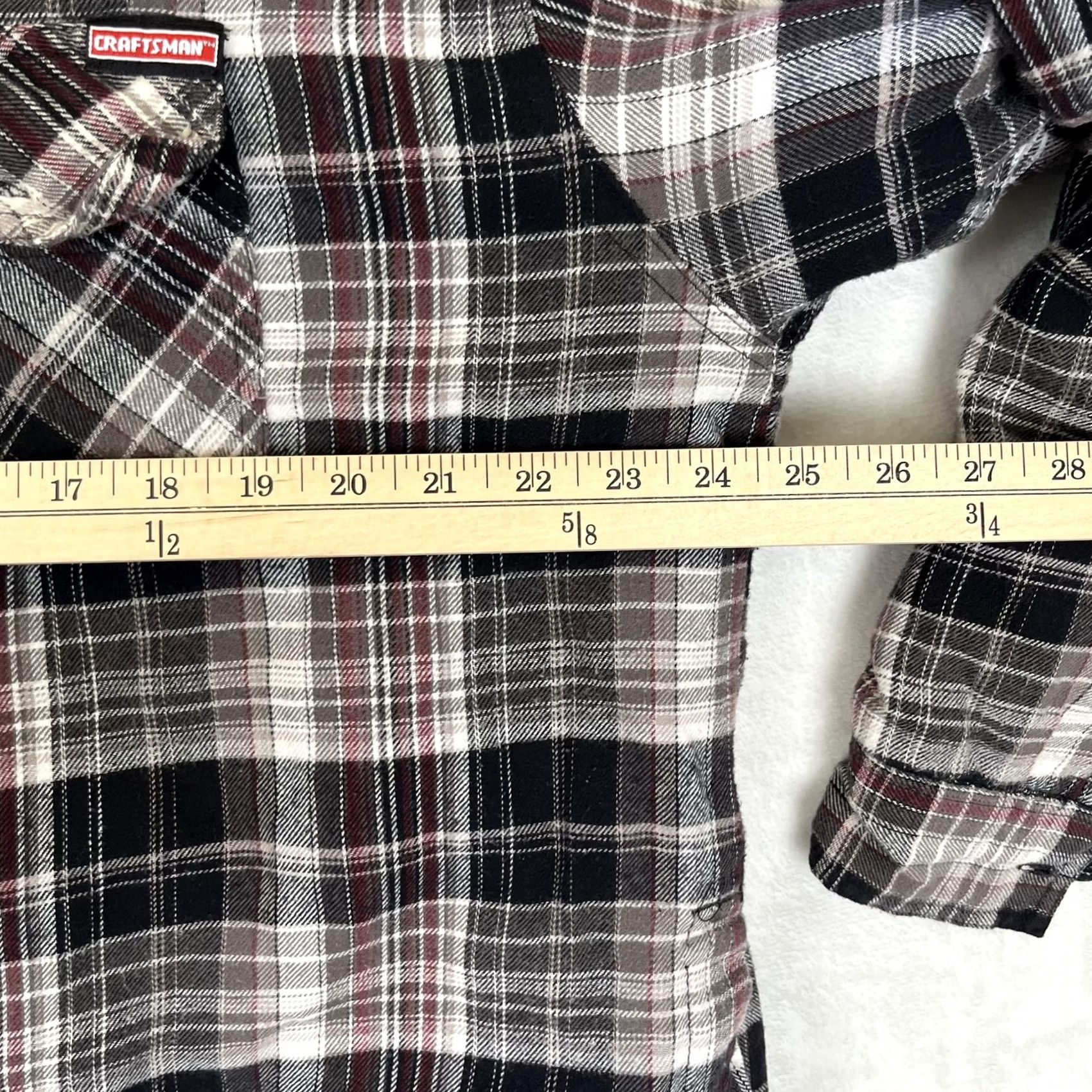 Vintage Craftsman Jacket Mens 2XL Black Plaid Hooded Flannel Quilted Lined Workwear Size US XXL / EU 58 / 5 - 5 Thumbnail