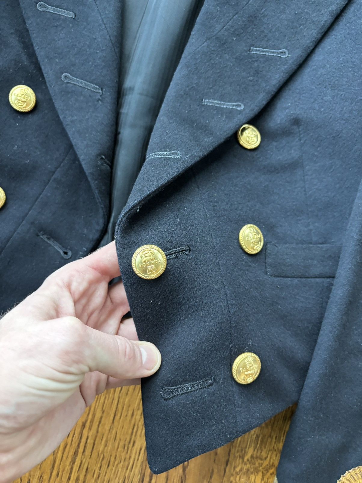 Vintage 1960s Royal Canadian Navy Mess Kit Vintage RCN Officer Suit Size 34R - 16 Thumbnail
