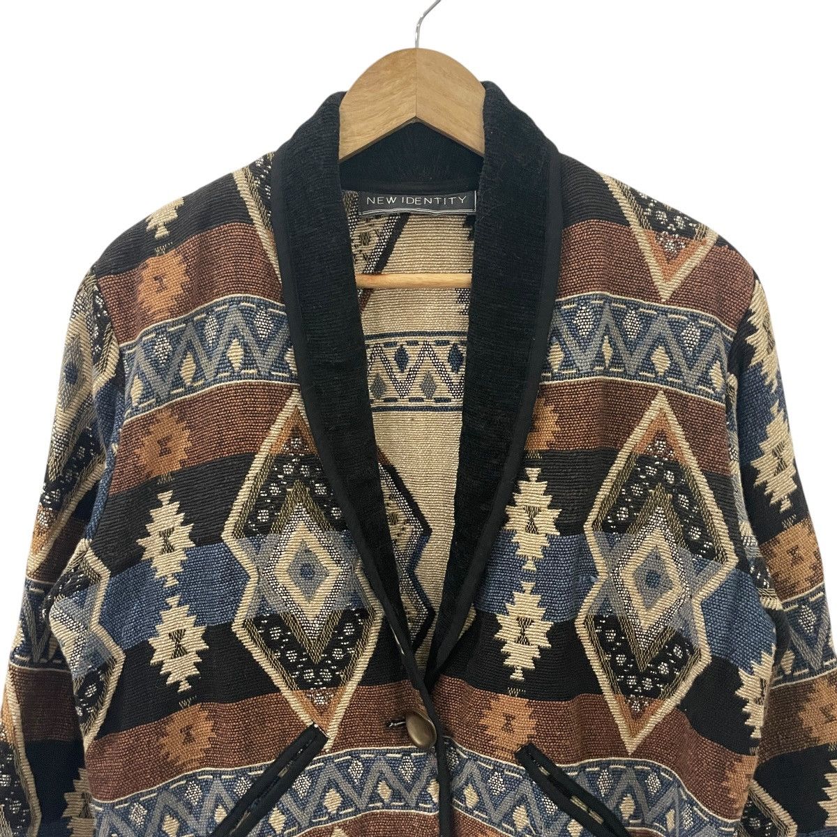 Chicos Vintage New Identity Aztex Navajo Jacket Size XL / US 12-14 / IT 48-50 - 2 Thumbnail