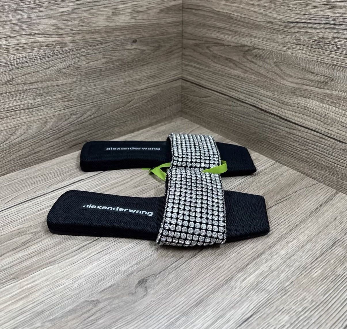 Alexander Wang Alexander Wang Rhinestone Slippers J41 Size US 5.5 / IT 35.5 - 3 Thumbnail