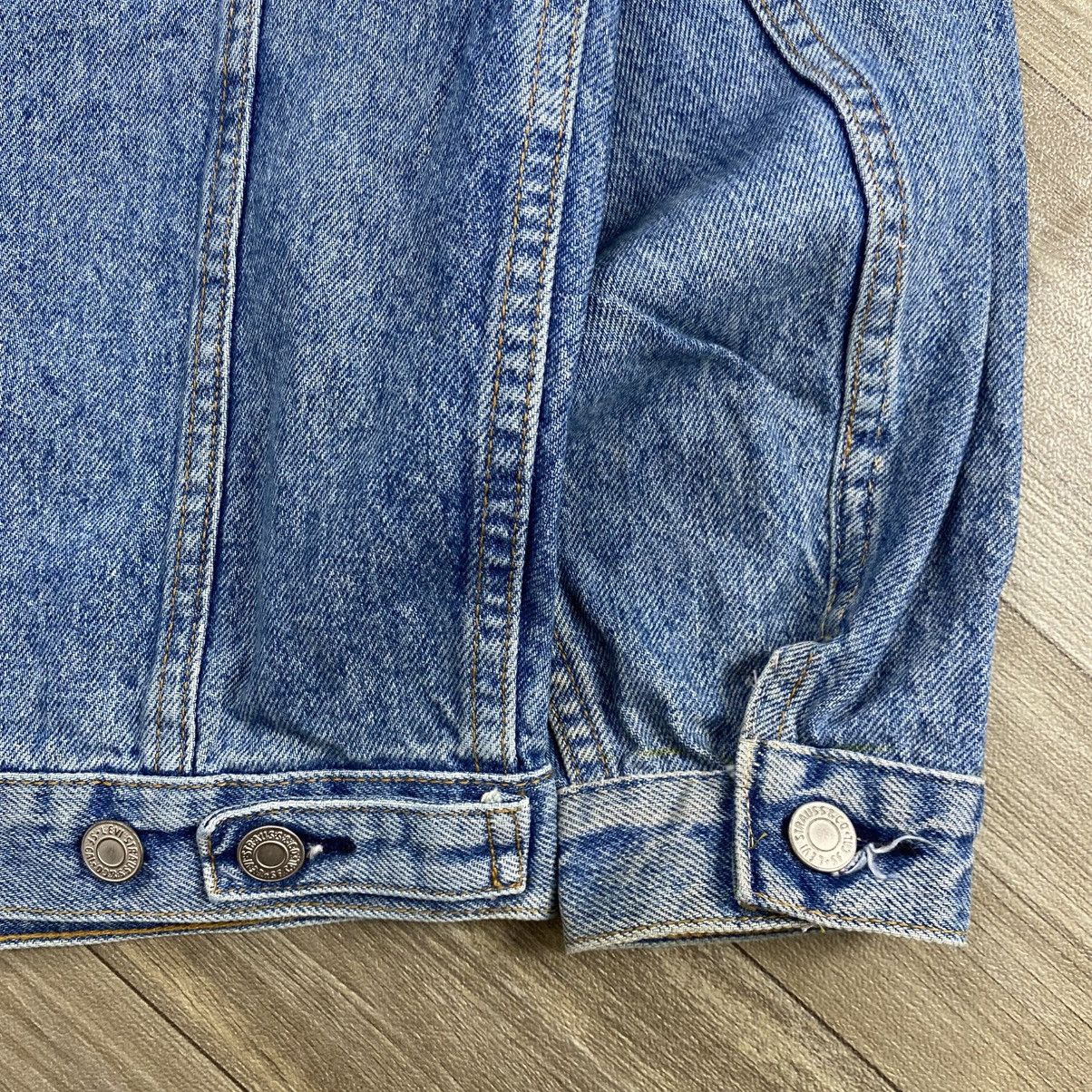 Levi's Vintage Clothing 1990s Vintage Levis 70651-0271 Orange Tab Denim Jacket Size US L / EU 52-54 / 3 - 11 Thumbnail
