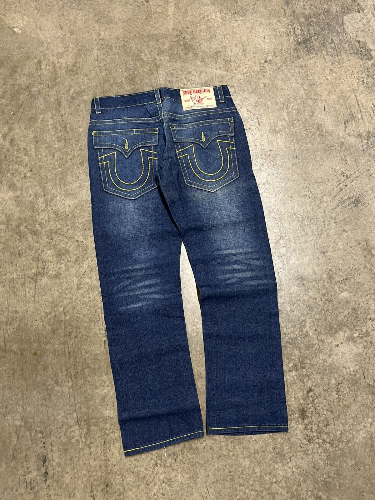 True Religion × Vintage True religion Billy super T vintage baggy fit denim rare Size US 36 / EU 52 - 2 Thumbnail
