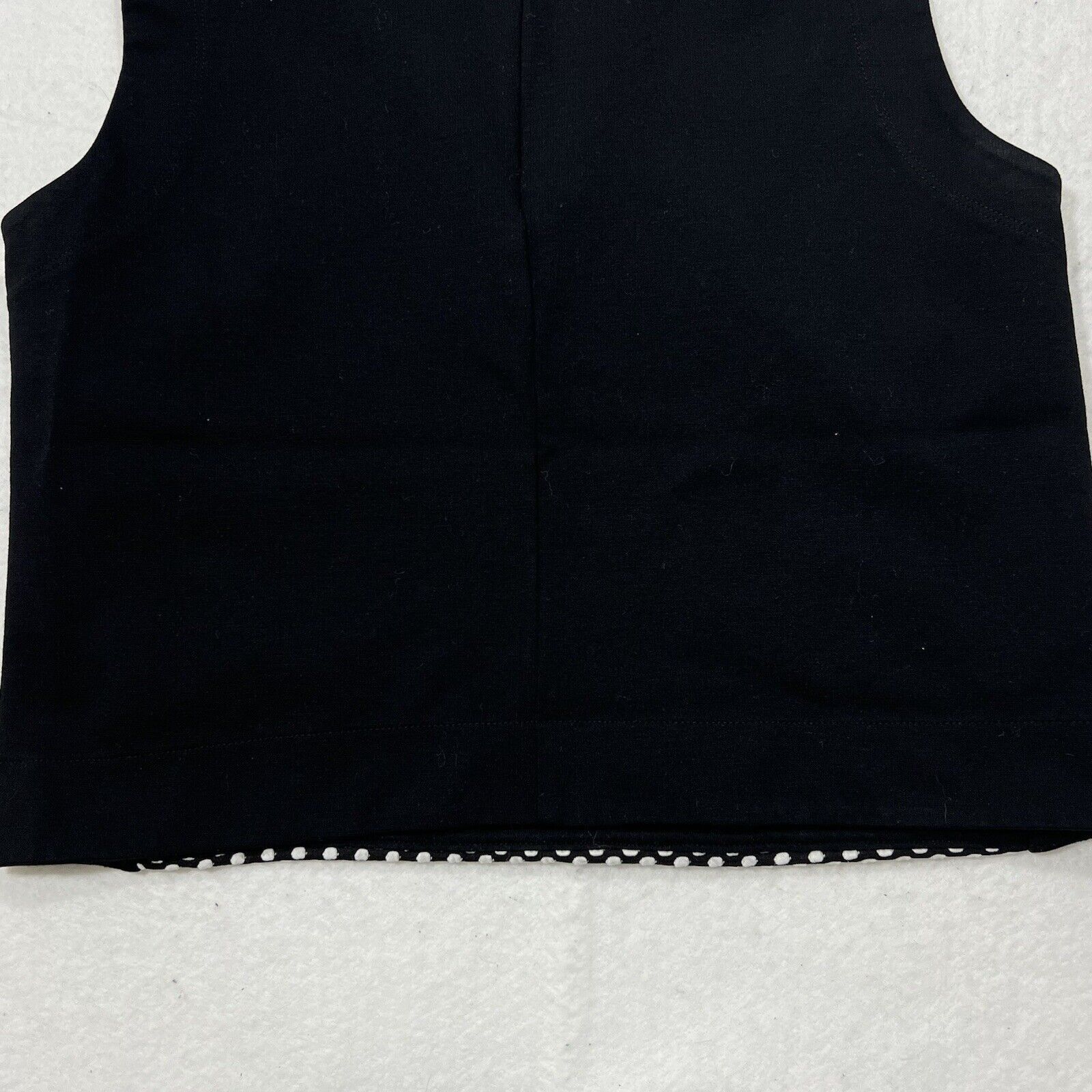 Banana Republic Banana Republic Sleeveless Polka Dot Zip Up Crop Top Size XS / US 0-2 / IT 36-38 - 11 Thumbnail