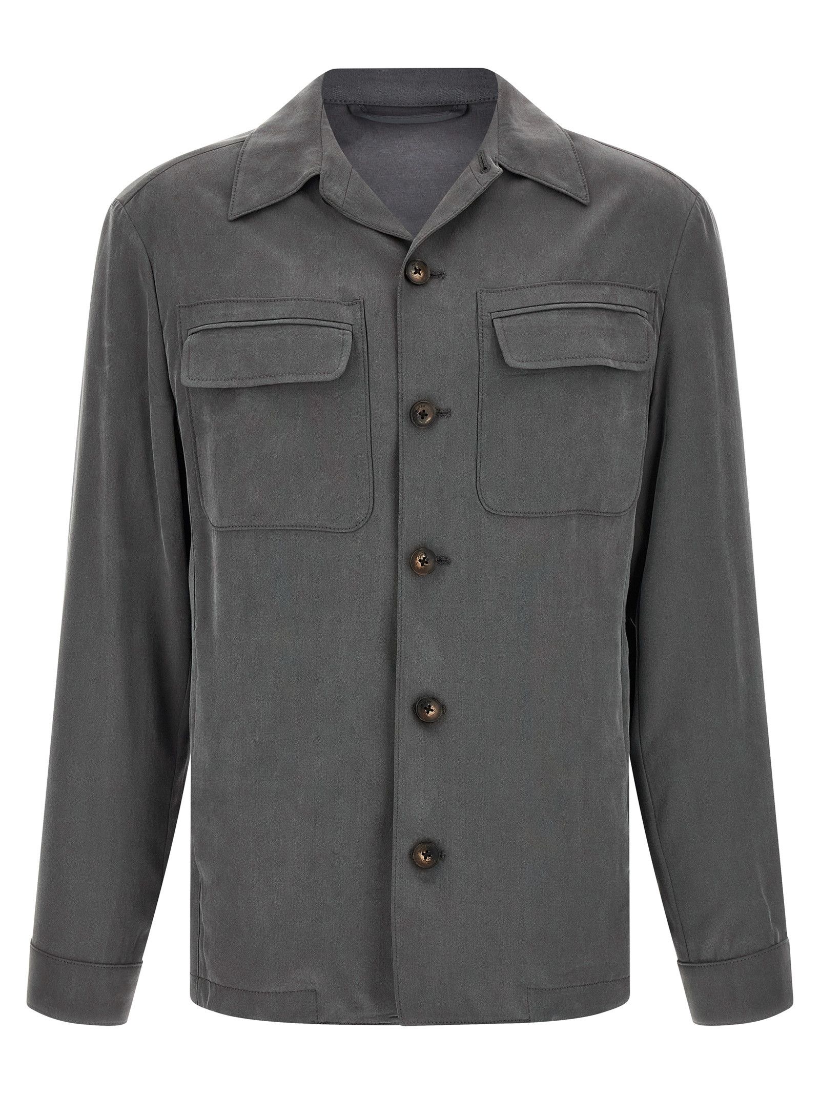 Pal Zileri 'Effortless' capsule overshirt Size US M / EU 48-50 / 2 - 1 Thumbnail