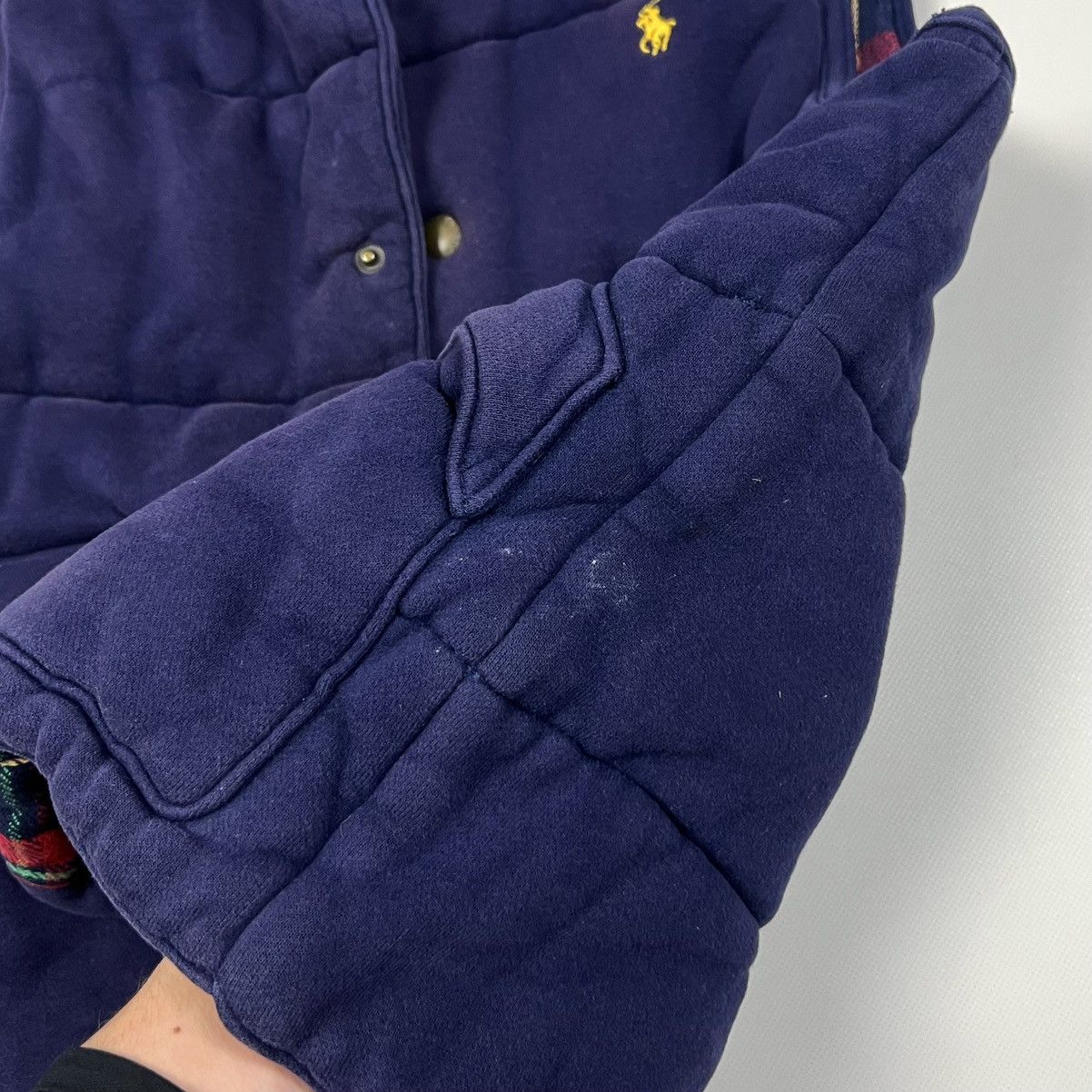Polo Ralph Lauren × Ralph Lauren × Vintage Vintage Polo Ralph Lauren Blue Cotton Y2k Faded Vest Size S Size US S / EU 44-46 / 1 - 18 Thumbnail