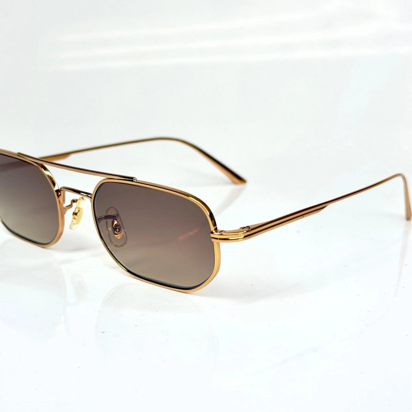 Oliver Peoples OLIVER PEOPLES OV1351S KHAITE 1989C 1351 Gold Vintage Size ONE SIZE - 4 Thumbnail