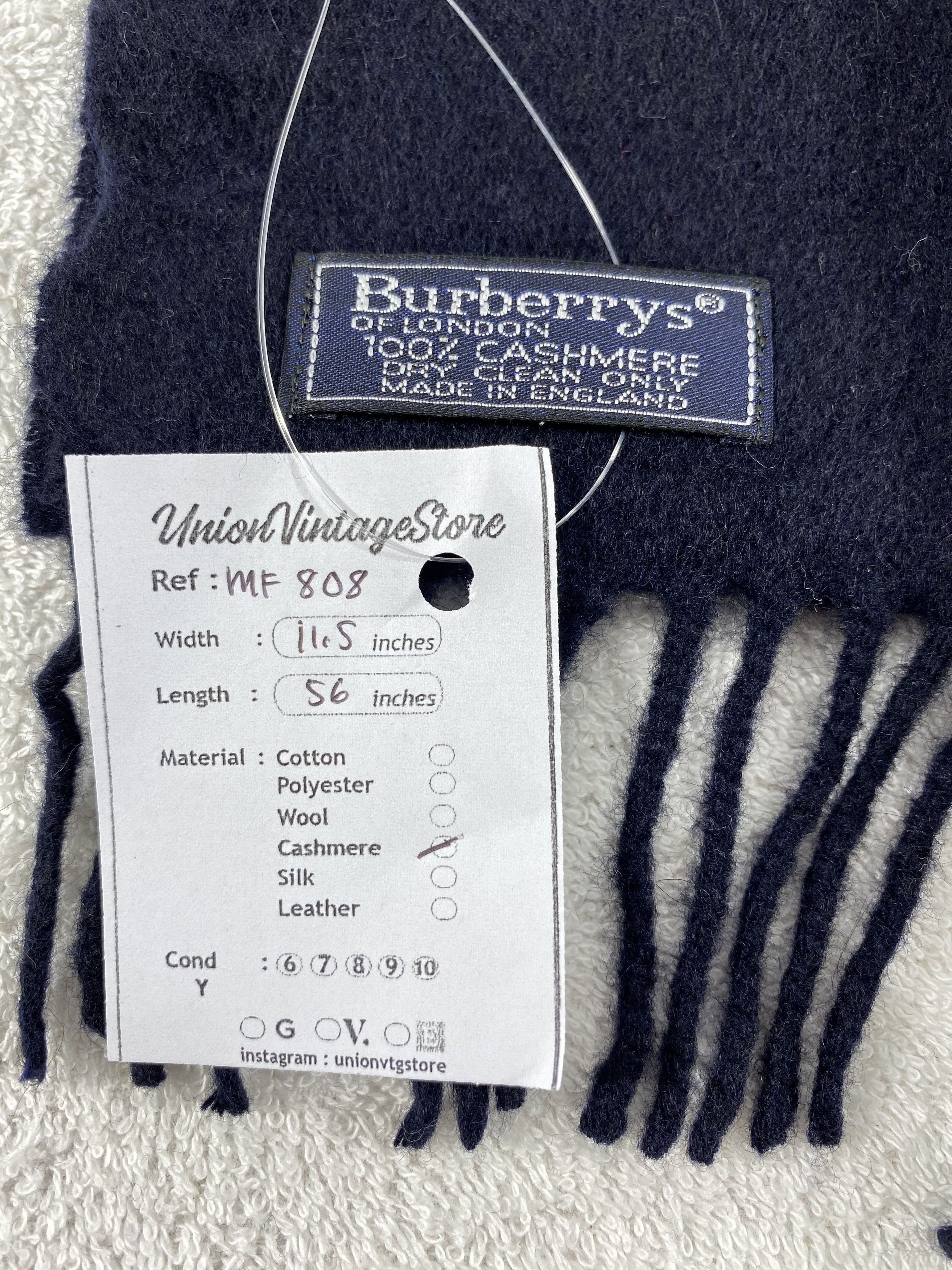 Burberry Vintage Burberry Scarf/Muffler/Neckwear MF808 Size ONE SIZE - 5 Thumbnail