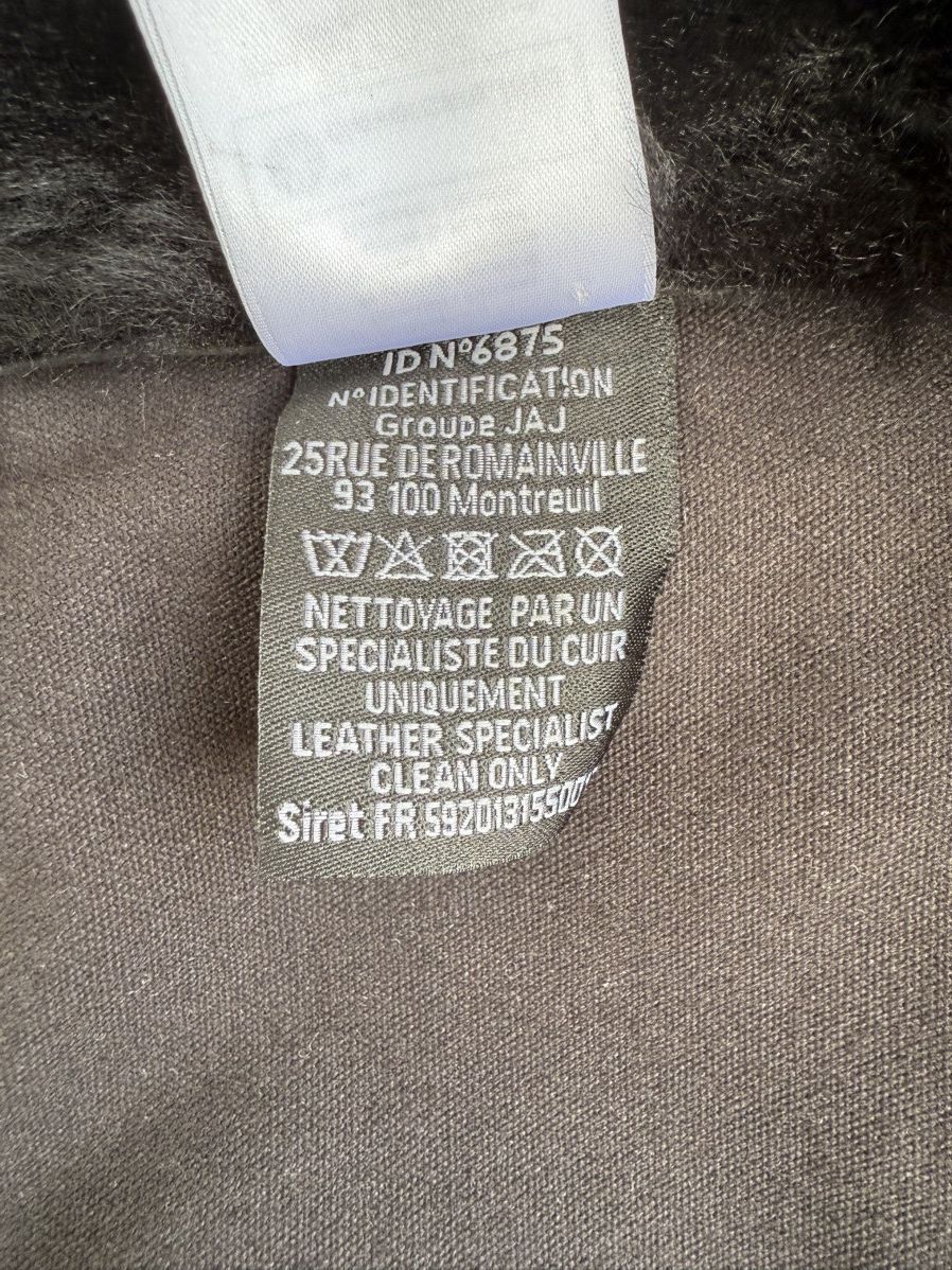 Schott NWT Schott NYC B-3 Sheepskin Bomber Jacket - Triple Black Size US XXL / EU 58 / 5 - 10 Thumbnail