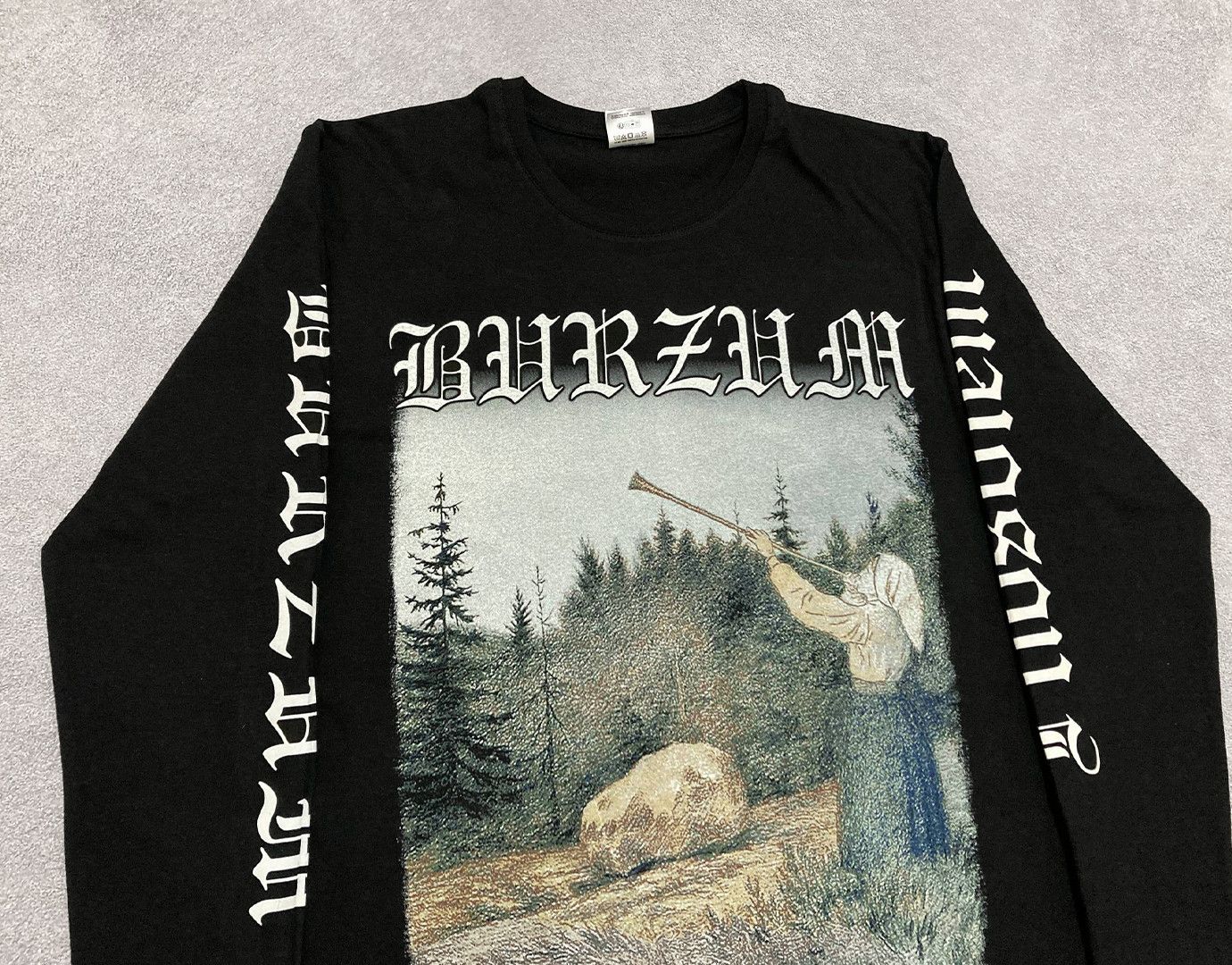 Band Tees Longsleeve Burzum - Filosofem Black metal Mayhem Bathory Size US L / EU 52-54 / 3 - 2 Thumbnail