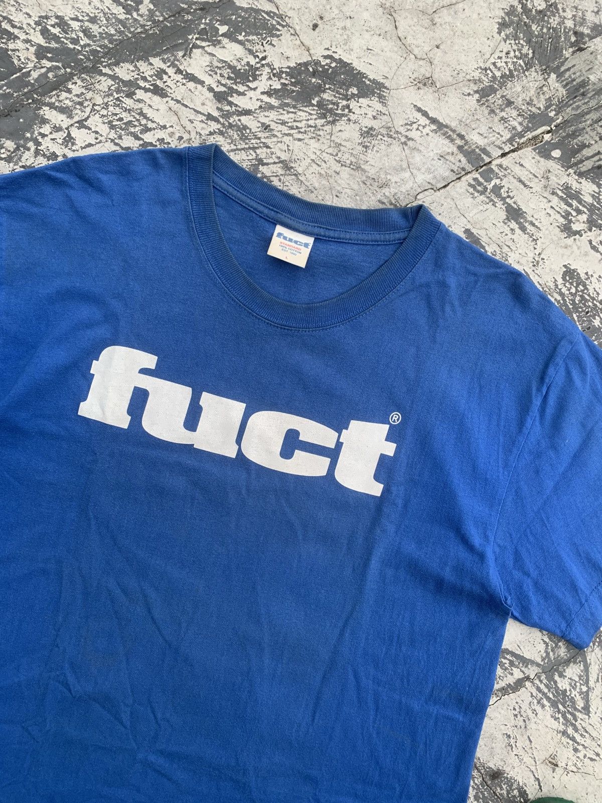 FUCT Vtg FUCT OG Logo Blue Tee Size US L / EU 52-54 / 3 - 2 Thumbnail
