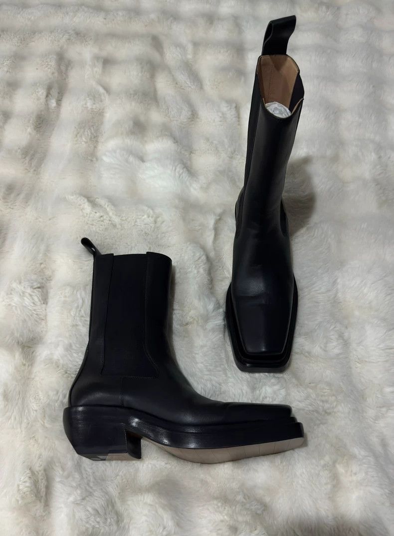 Bottega Veneta Square toe Chelsea boots