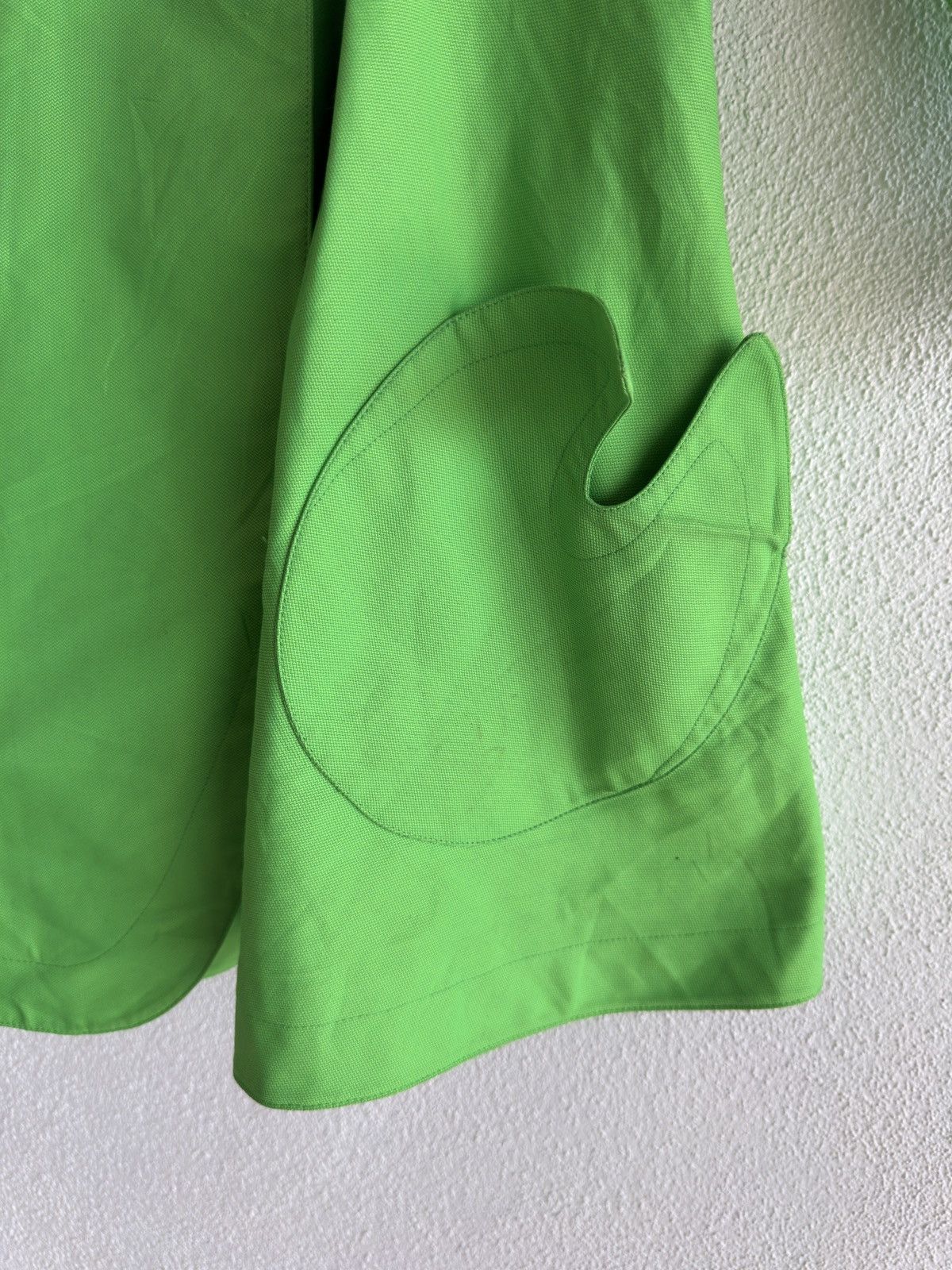 Thierry Mugler Vintage Thierry Mugler Paris Vibrant Green Jacket Size M / US 6-8 / IT 42-44 - 8 Thumbnail
