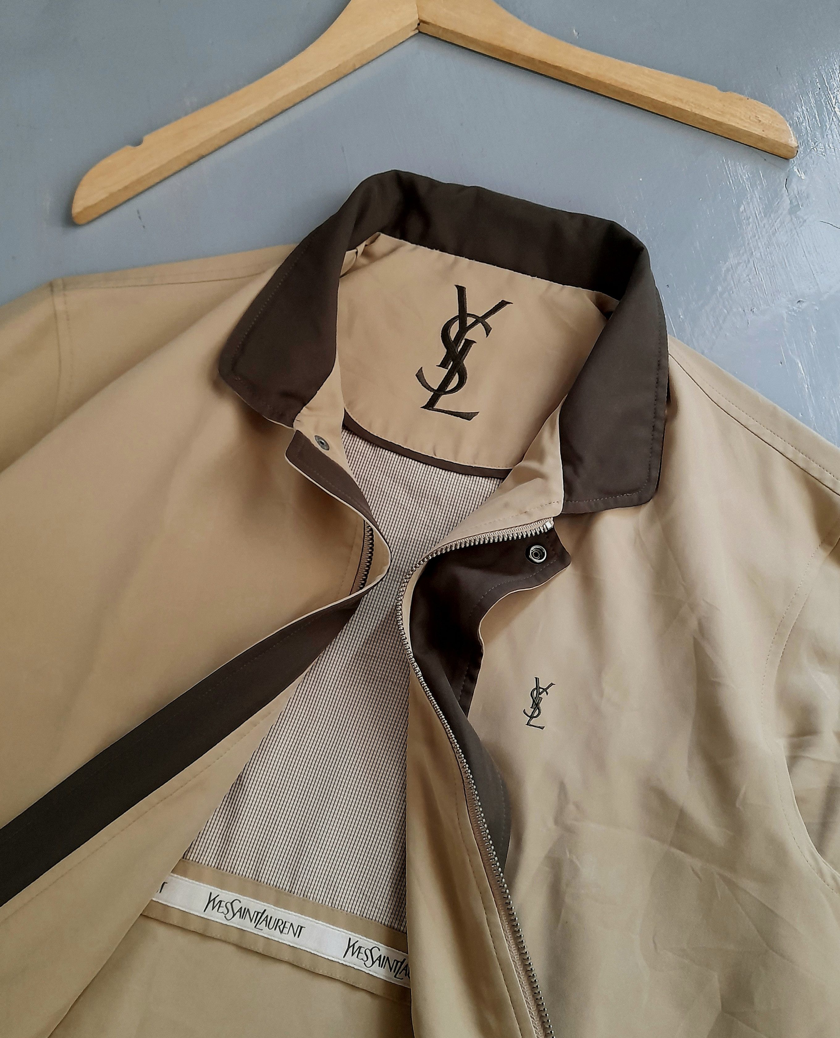 Vintage rare design yves Saint laurent jacket x ysl jacket Grailed