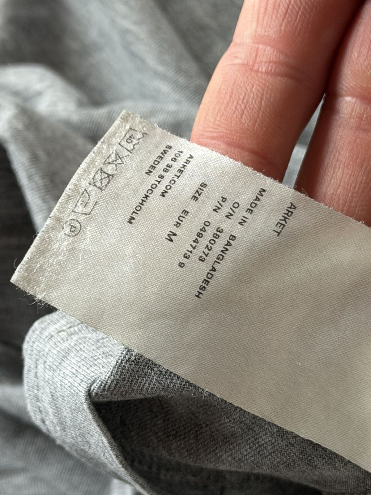 Arket Arket Basic Gray Premium T-Shirt Size US M / EU 48-50 / 2 - 19 Thumbnail