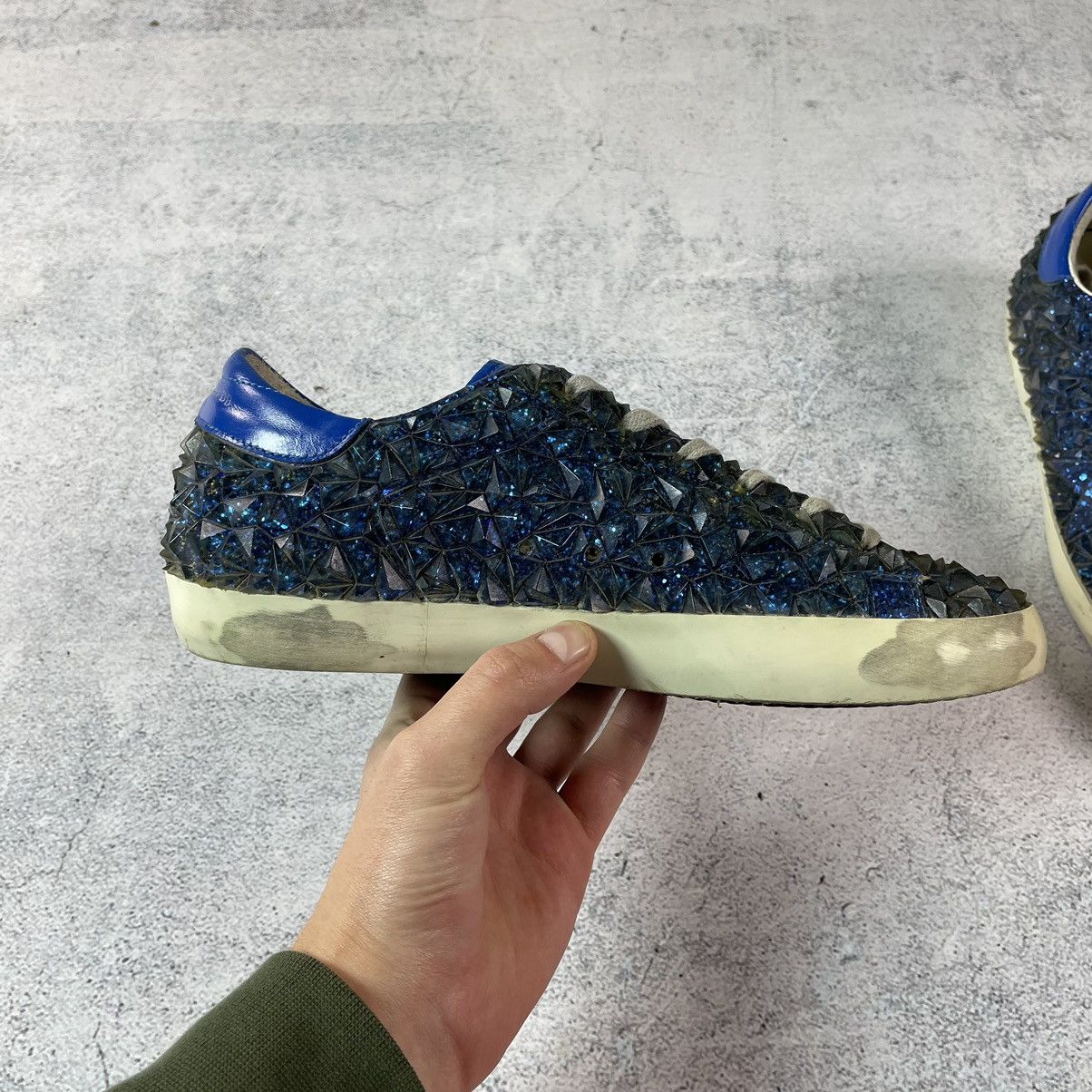 Golden Goose GOLDEN GOOSE SUPERSTAR 3D Crystal effect Glitter Sneakers Size US 9 / IT 39 - 6 Thumbnail