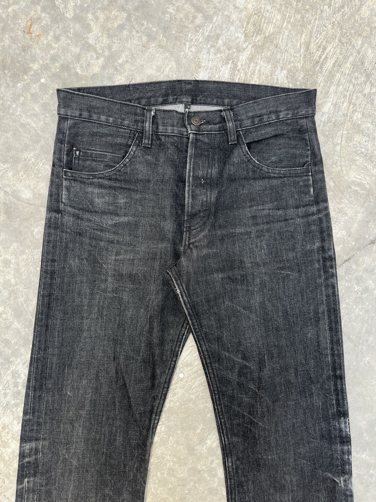 Lad Musician SAMPLE Lad Musician Washed Black Denim Jeans Size US 32 / EU 48 - 13 Thumbnail
