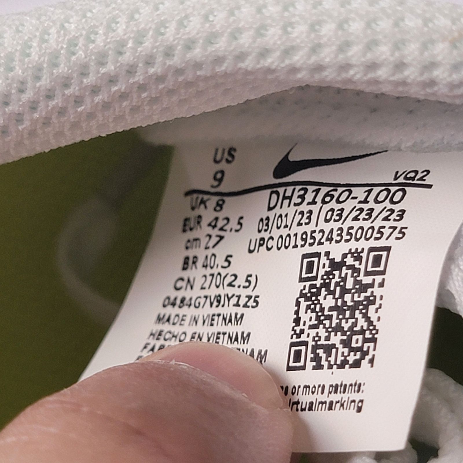 Nike 2022 Court Royale 2 Next Nature 'Triple White' Sz 9 NWB Size US 9 / EU 42 - 8 Thumbnail