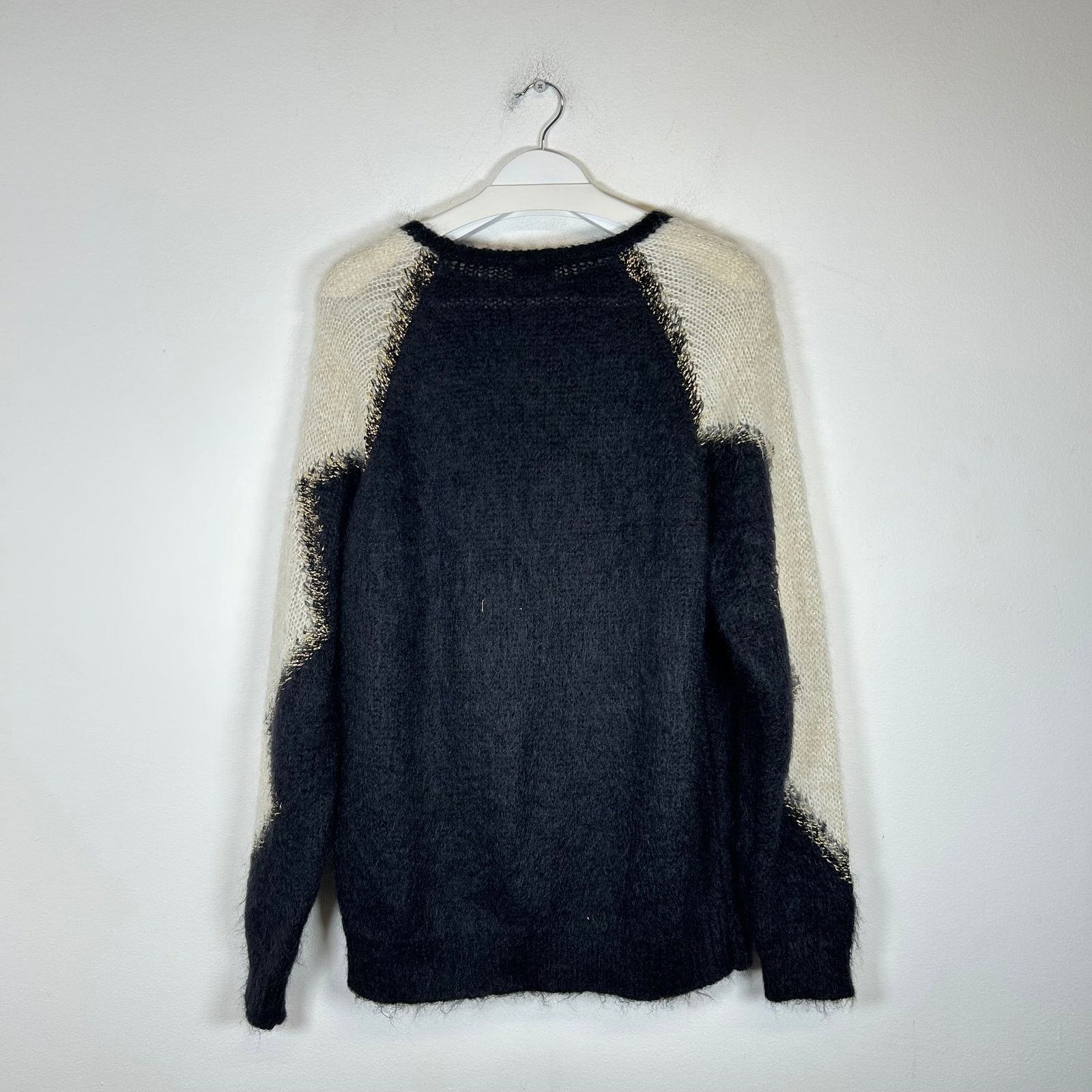 Saint Laurent Paris Saint Laurent Paris FW22 Color Block Mohair Sweater Size L Size US L / EU 52-54 / 3 - 2 Thumbnail