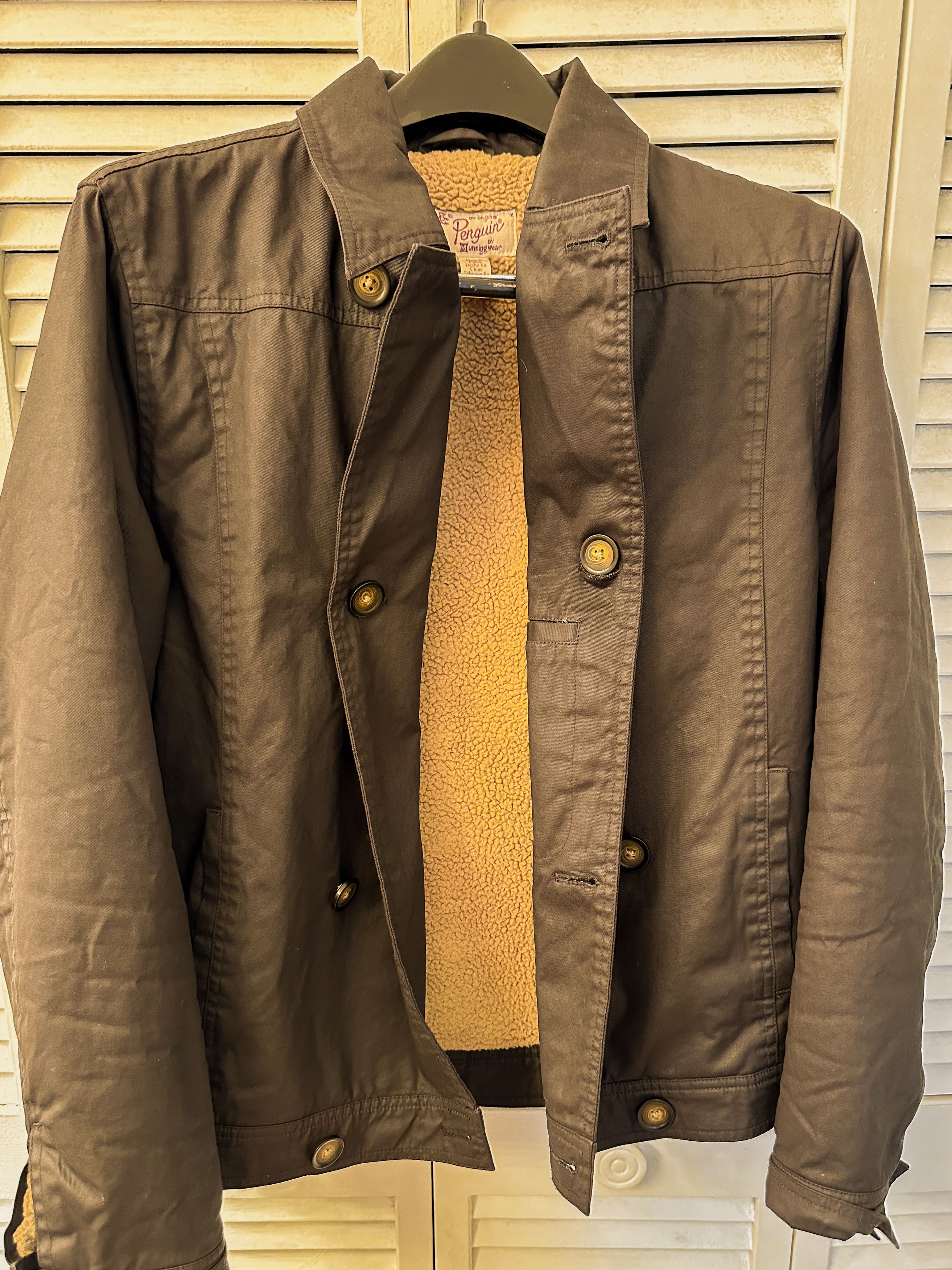 Original Penguin Waxed Cotton Motorcycle jacket Size US S / EU 44-46 / 1 - 2 Thumbnail