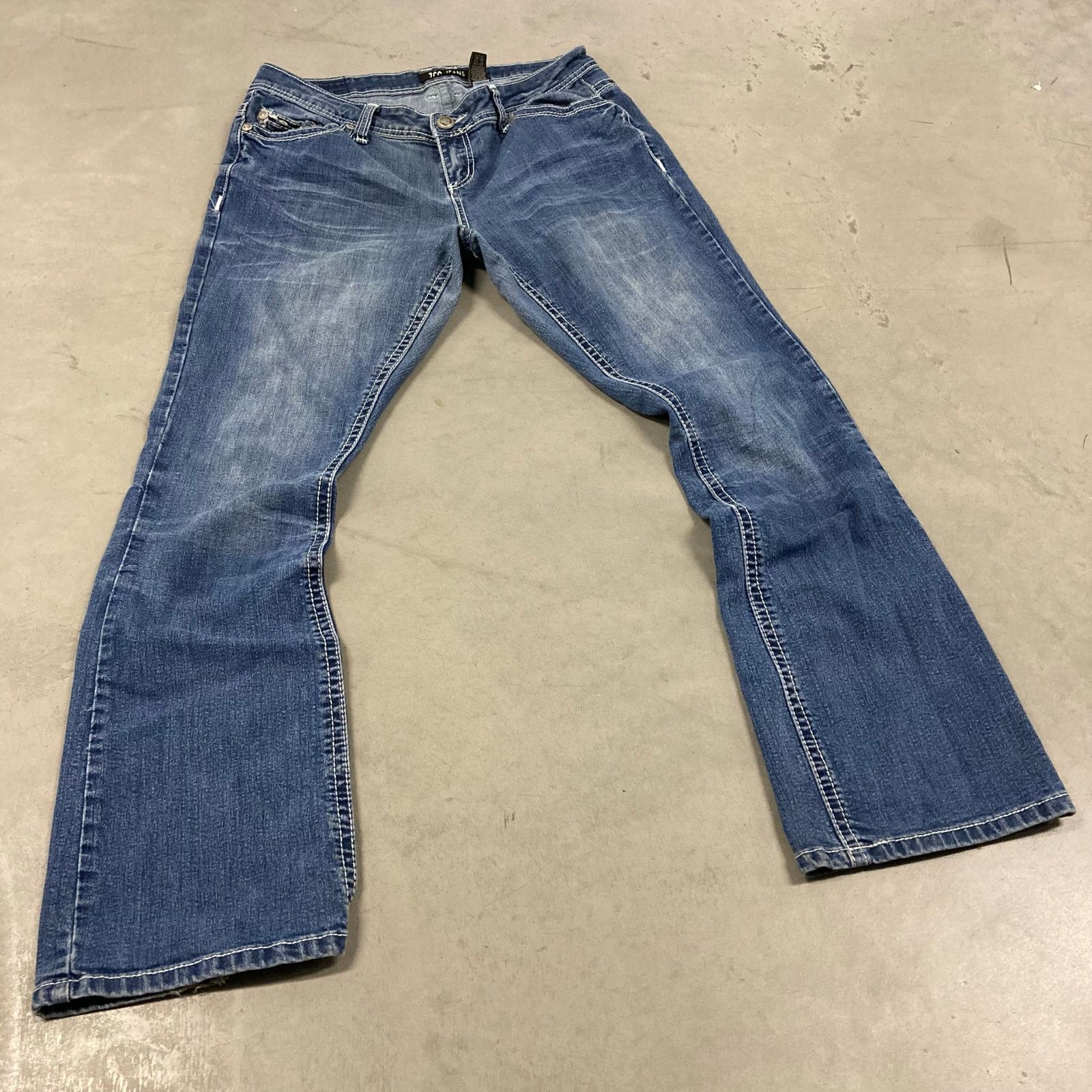Vintage y2k zco low rise bootcut Jeans 35x31 Size US 35 - 1 Thumbnail