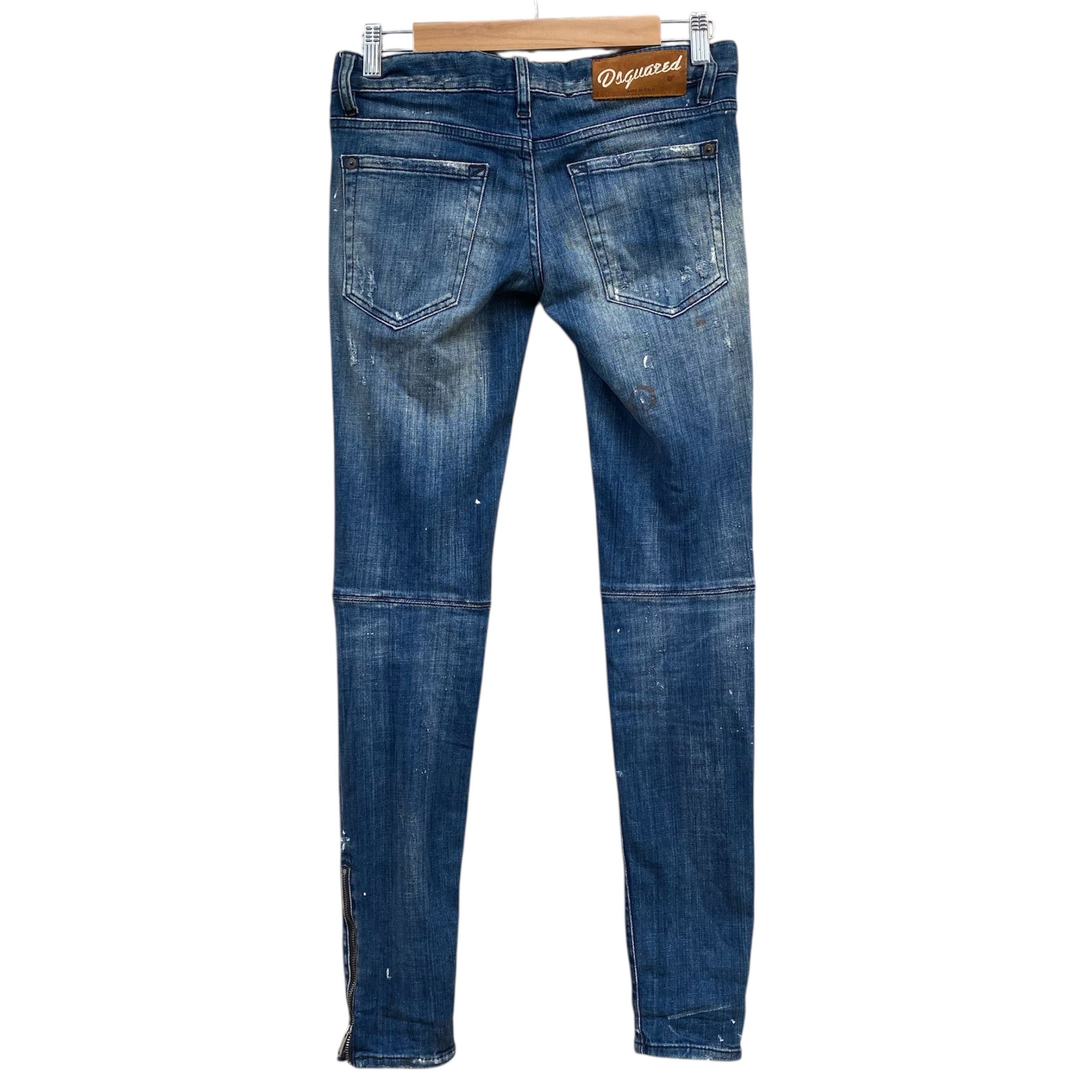 Dsquared2 Dsquared2 jeans with paint splatters and distressed details Size 29" - 2 Thumbnail