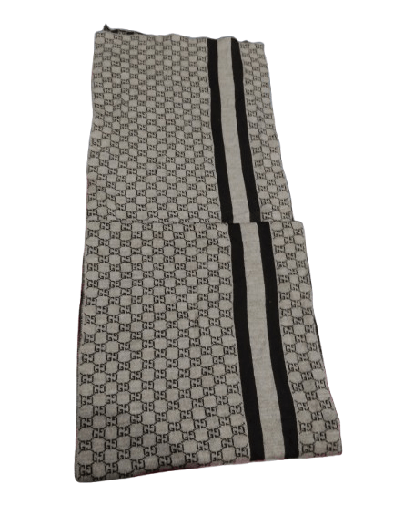Gucci Gucci GG web Stripper wool scarve Size ONE SIZE - 3 Thumbnail