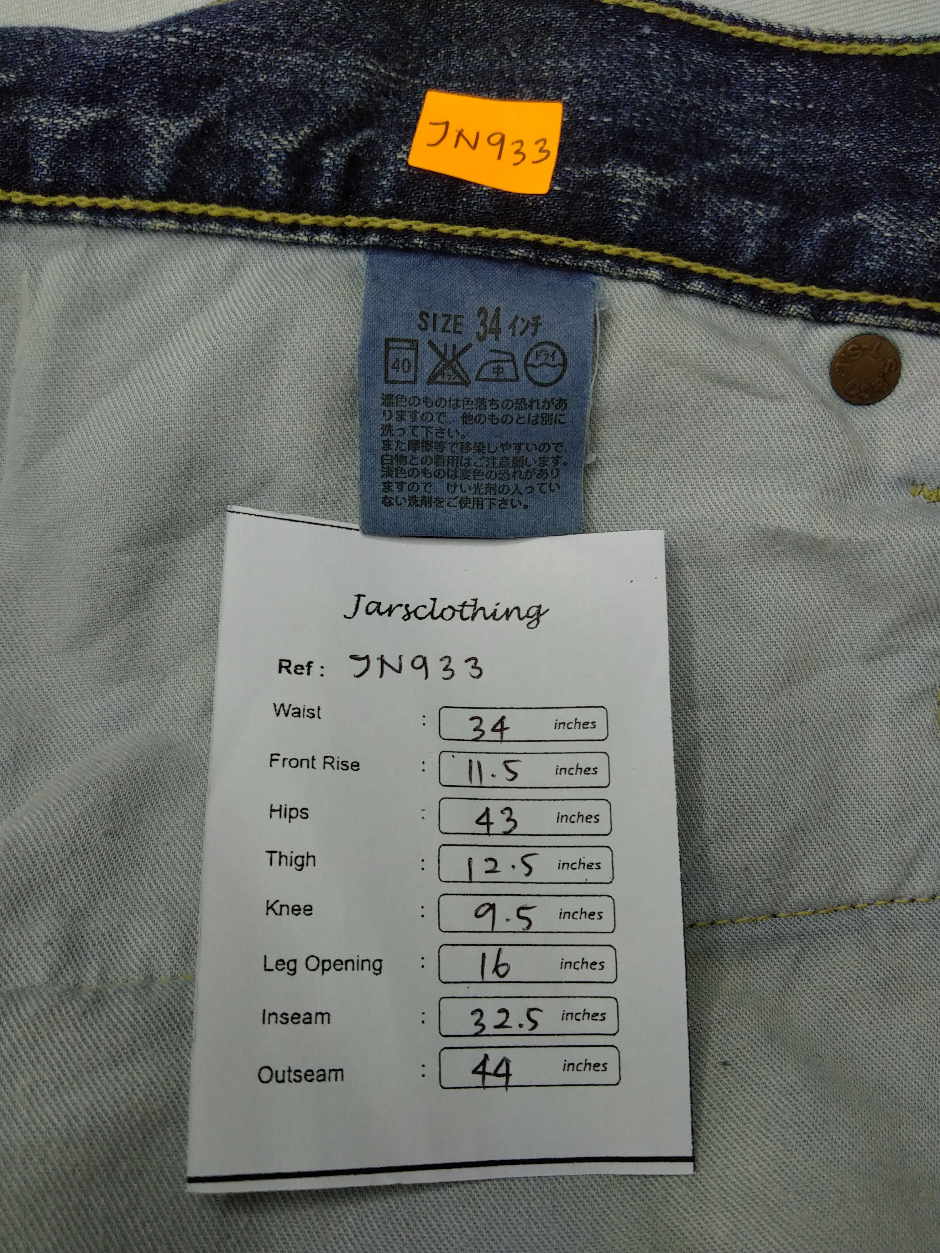 Levi's Faded Blue Vintage Levi's 502 Jeans 34x32.5 Denim -JN933 Size US 34 / EU 50 - 8 Thumbnail