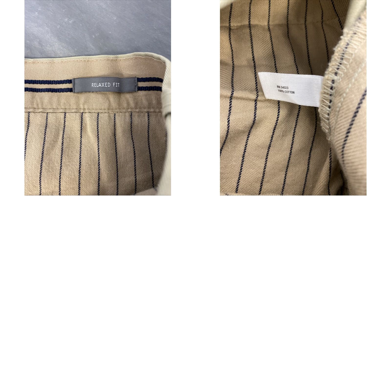 Gap VINTAGE Gap Men's Pants 35x32 Khaki Chino Casual-Fashion-Y2K Wideleg Mens Size US 35 - 8 Thumbnail