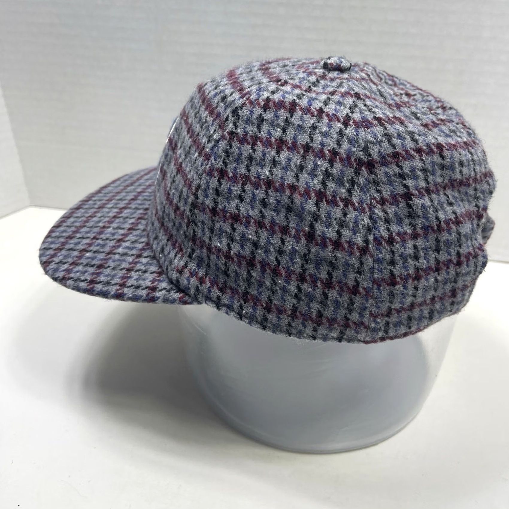 Gap Gap Logo Houndstooth Baseball Cap Embroidered 6 Panel Dad Hat Multicolor NWT Men One Size Tweed Wool Polyester Cap Size US 35 - 3 Thumbnail