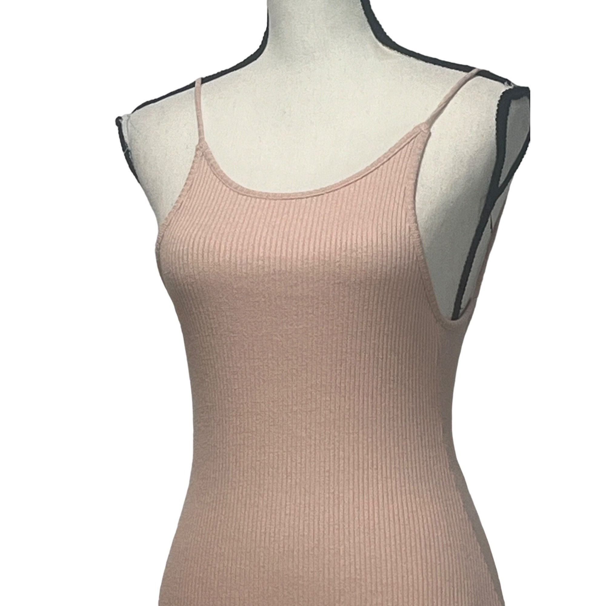 Topshop Women's Topshop Rib Scoop Back Dress, Size 2 US (fits Like 0 Size XS / US 0-2 / IT 36-38 - 5 Thumbnail