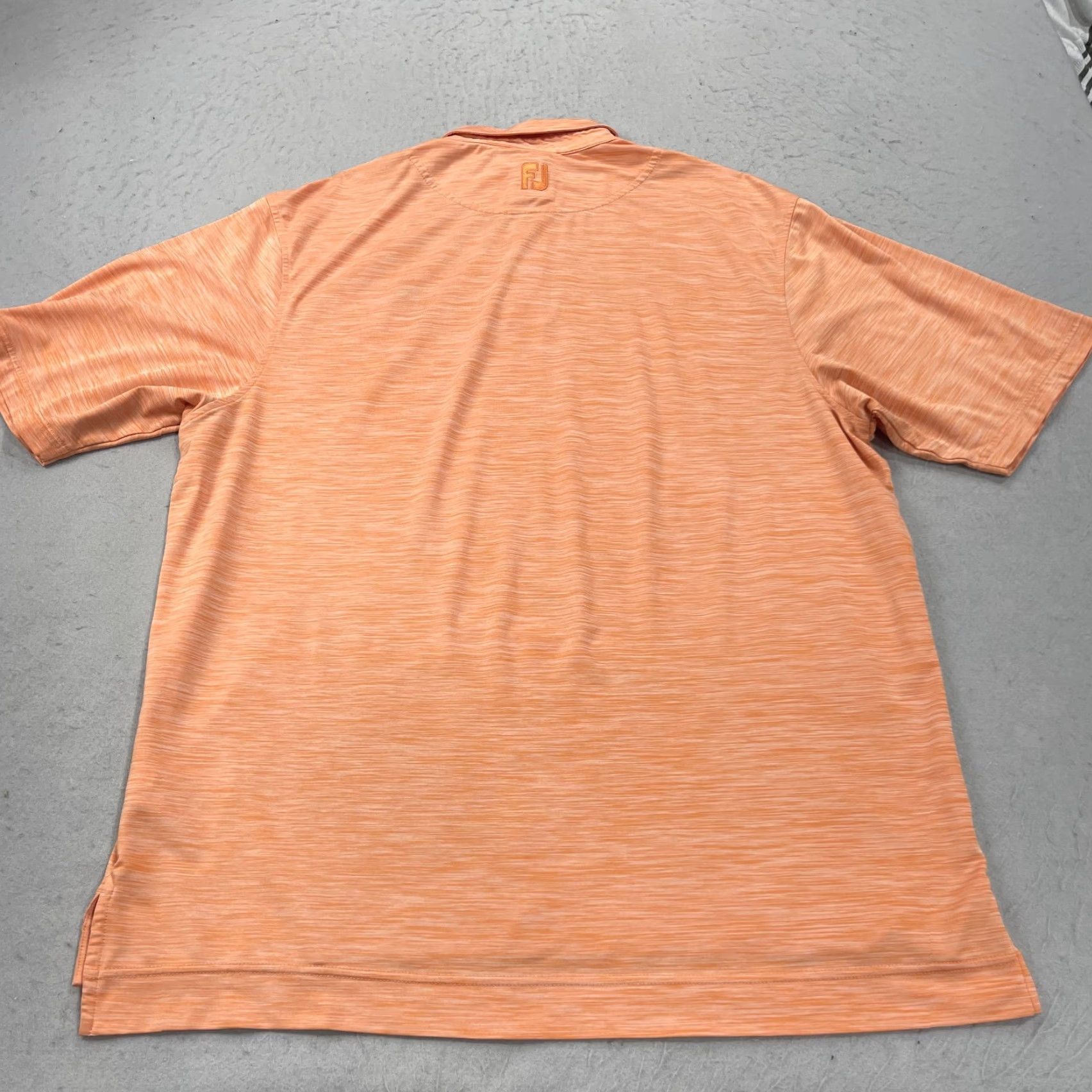 Footjoy FootJoy Polo Shirt Mens Large Orange Logo Embroidered Performance Golf Jersey Shirt Size US L / EU 52-54 / 3 - 6 Thumbnail