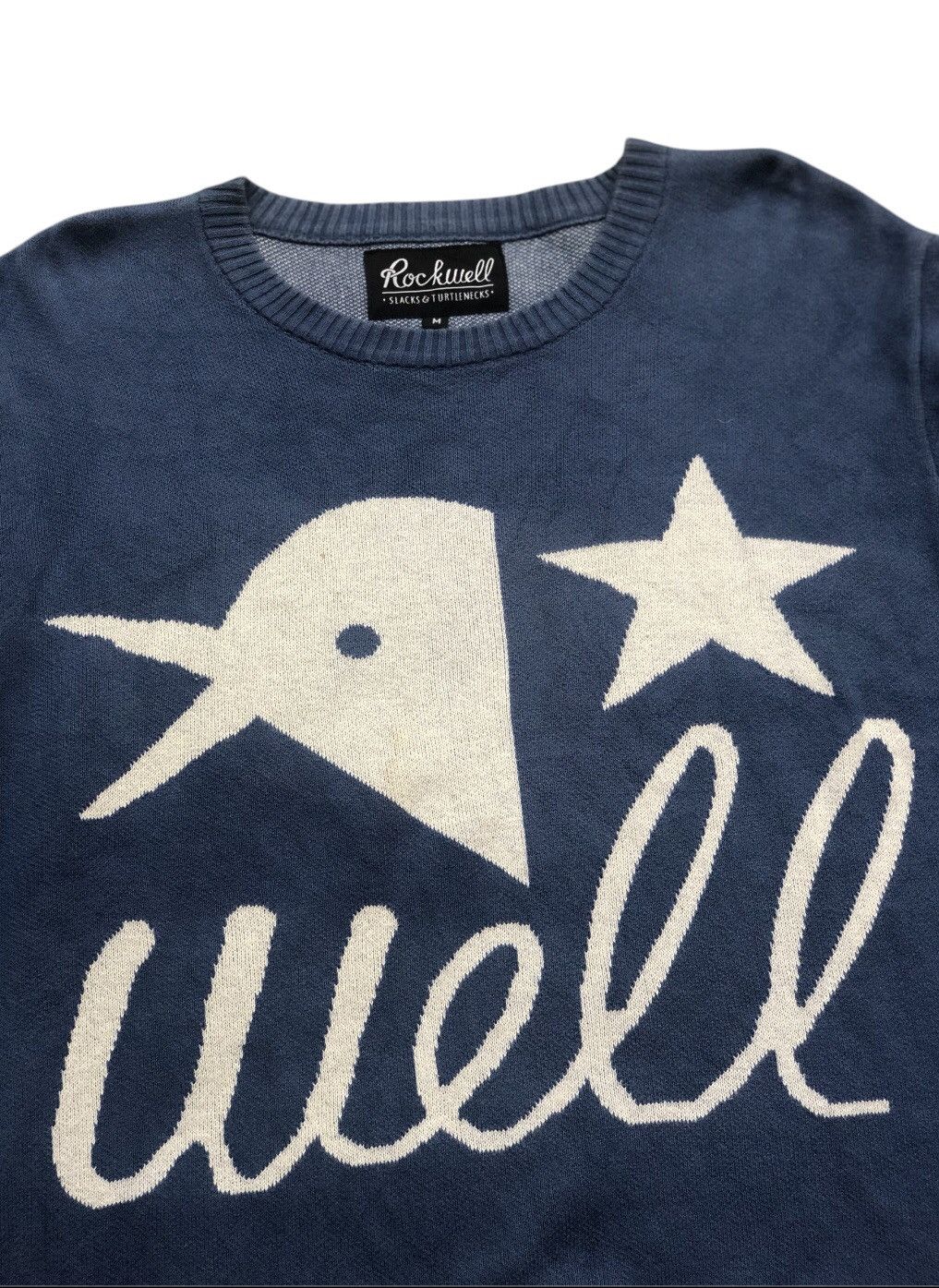 Parra × Rockwell By Parra Rockwell by Parra Blue Crewneck Sweater Knitwear Size US M / EU 48-50 / 2 - 5 Thumbnail