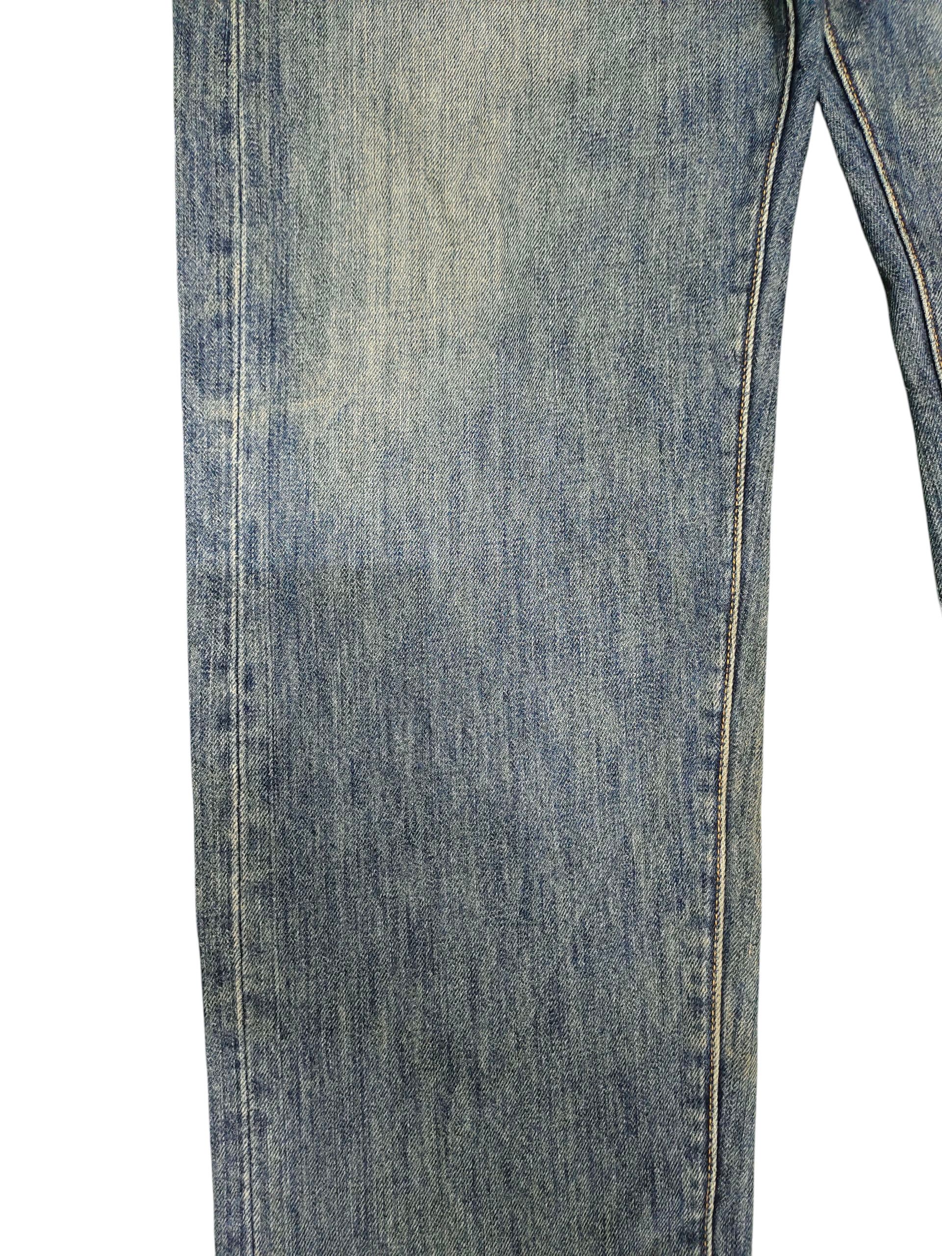 Levi's Levis 505 Clawmark Distress Faded Denim Jeans Grunge Size US 36 / EU 52 - 4 Thumbnail