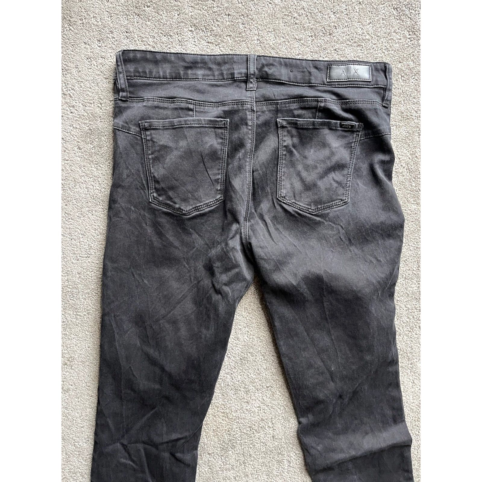 Armani Exchange Armani Exchange Jeans J69 Super Skinny Lift-up 5 Pockets Black 31 Women's Size 24" / US 00 / IT 34 - 4 Thumbnail