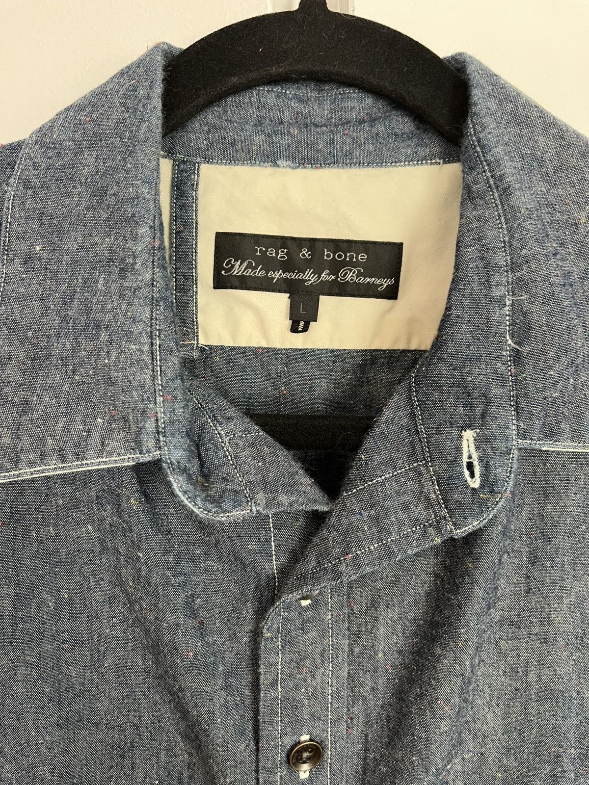 Rag & Bone Rag & bone blue casual button down shirt Size US L / EU 52-54 / 3 - 3 Thumbnail