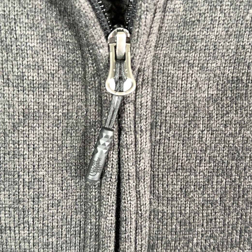 The North Face VINTAGE The North Face Womens Gray Crescent Fleece Hoodie Jacket Small SCREECH? Size S / US 4 / IT 40 - 6 Thumbnail