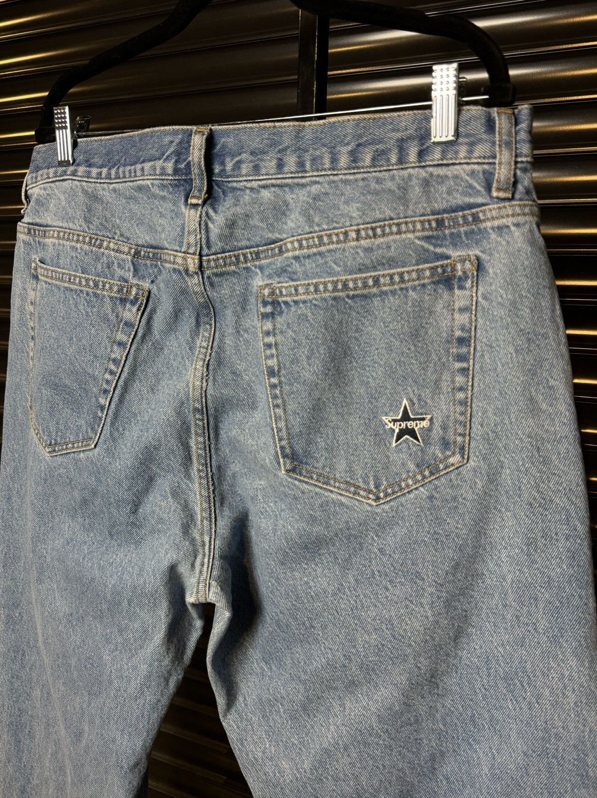 Supreme Supreme Blue Star Washed Denim Jeans - 36 Size US 36 / EU 52 - 2 Thumbnail