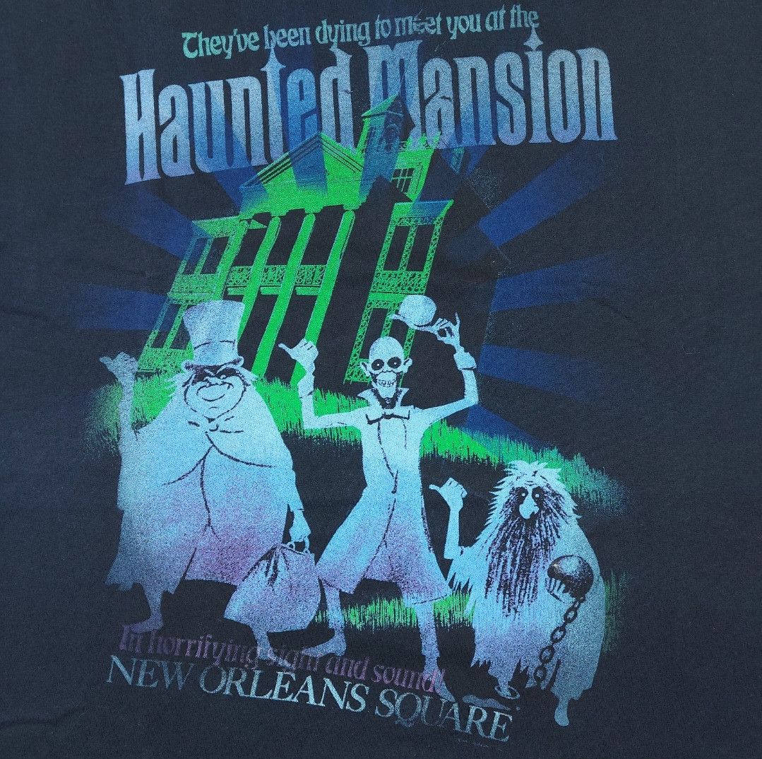 Disney VTG Y2K Disney The Haunted Mansion Hitchhiking Ghosts TEE Size US XXL / EU 58 / 5 - 2 Thumbnail