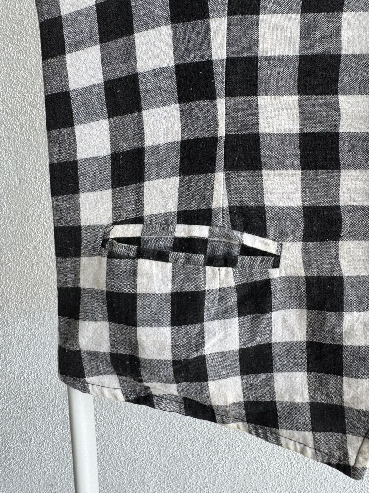 Number (N)ine Vintage 90s Number (N)ine Plaid Button Vest Size US S / EU 44-46 / 1 - 3 Thumbnail