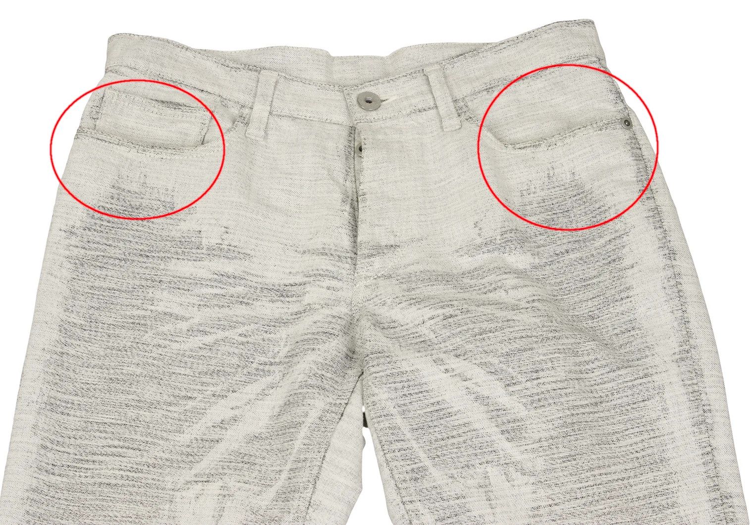 Issey Miyake Fade Woven Pants in White Indigo Size US 36 / EU 52 - 2 Thumbnail