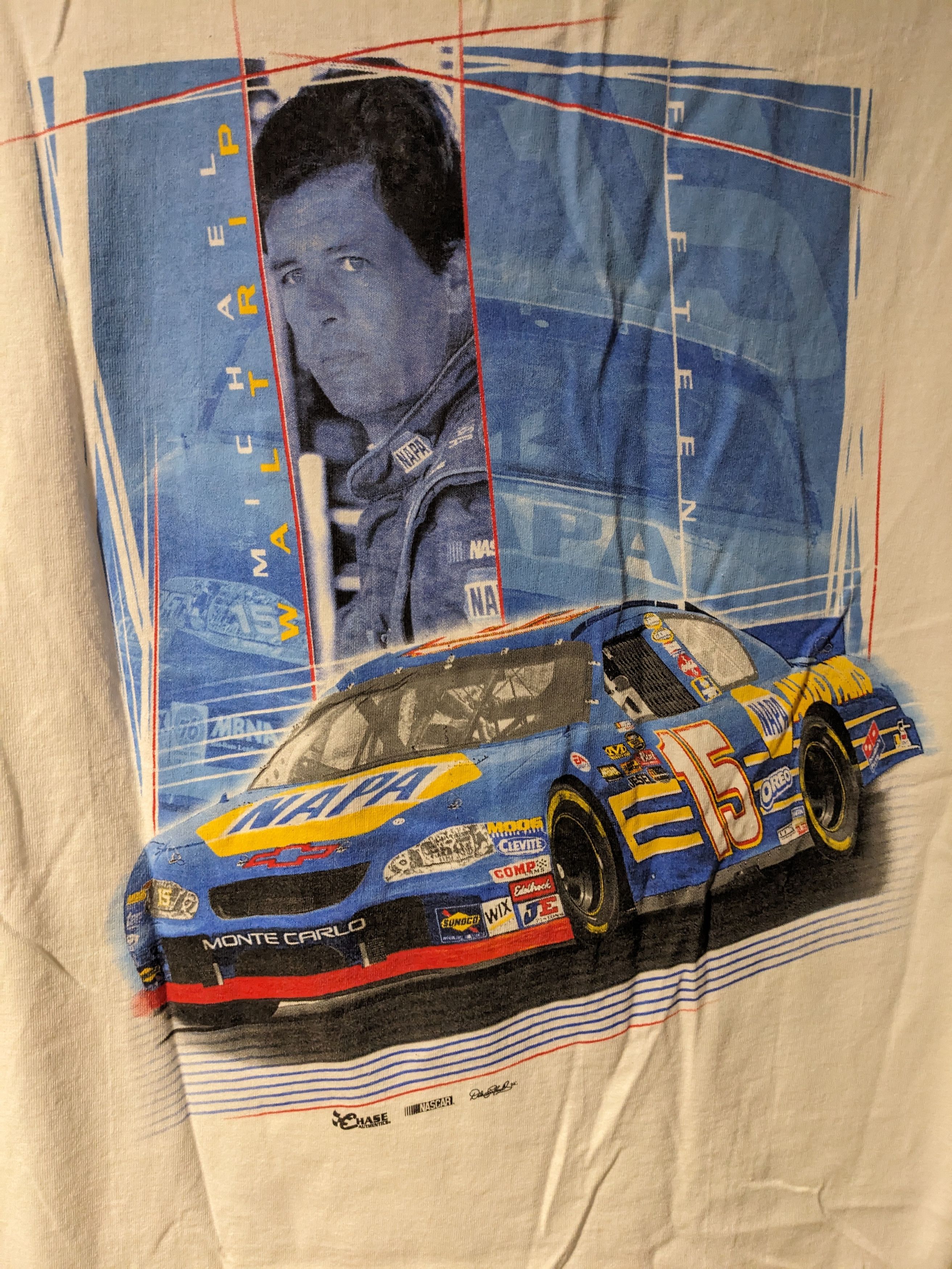 NASCAR × Vintage Vintage Y2K Michael Waltrip Nascar Chase Authentic T-Shirt Size US M / EU 48-50 / 2 - 2 Thumbnail