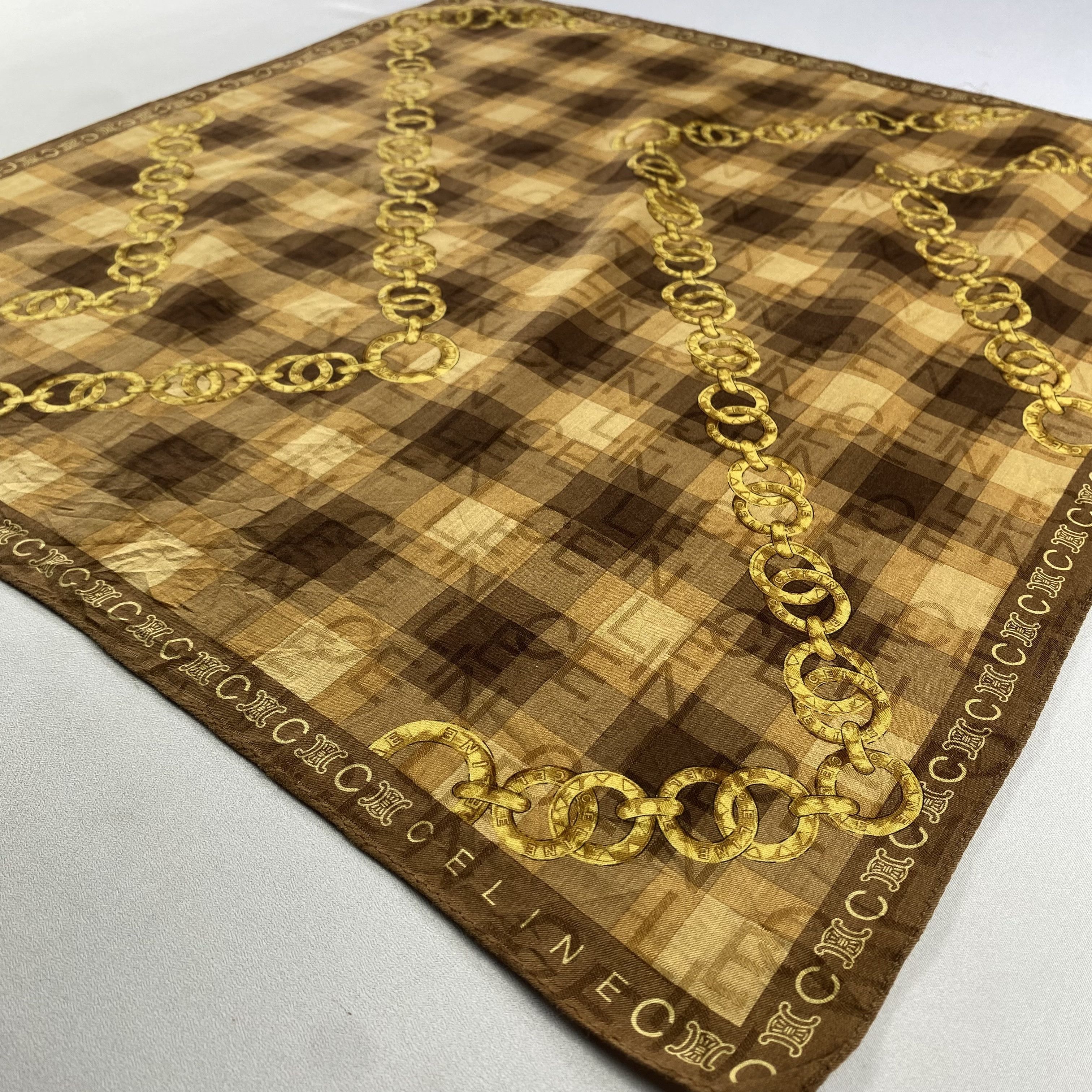 Celine × Vintage Celine Bandana/ Handkerchief / Neckerchief Size ONE SIZE - 4 Thumbnail