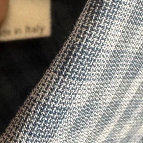 Billy Reid Billy Reid Shirt Mens L Blue Italy Men Standard Cut Dress Button Check Pocket Size 42R - 3 Thumbnail
