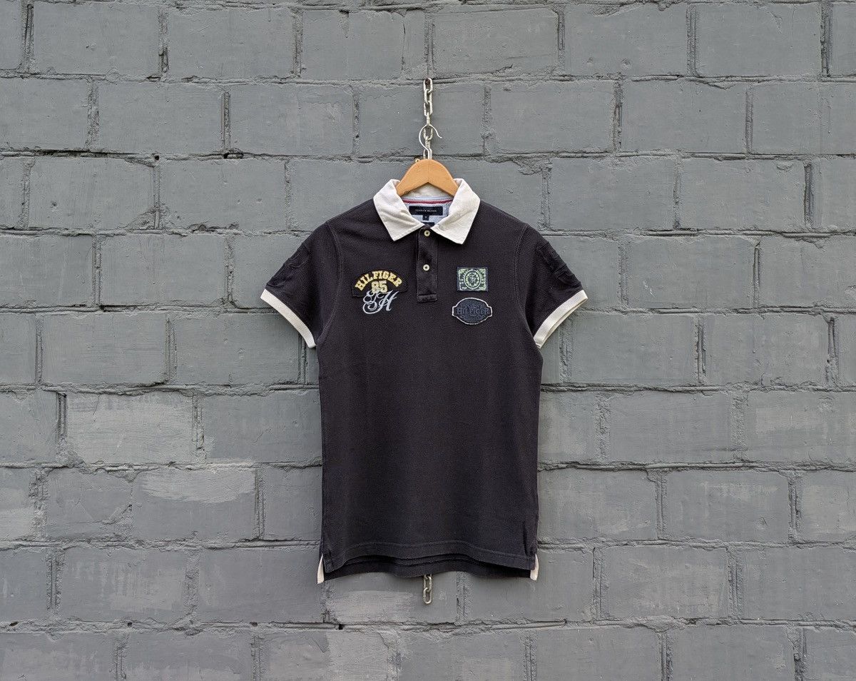 Tommy Hilfiger Tommy Hilfiger Polo Rugby Shirt Embroidered Logos Size US S / EU 44-46 / 1 - 1 Thumbnail