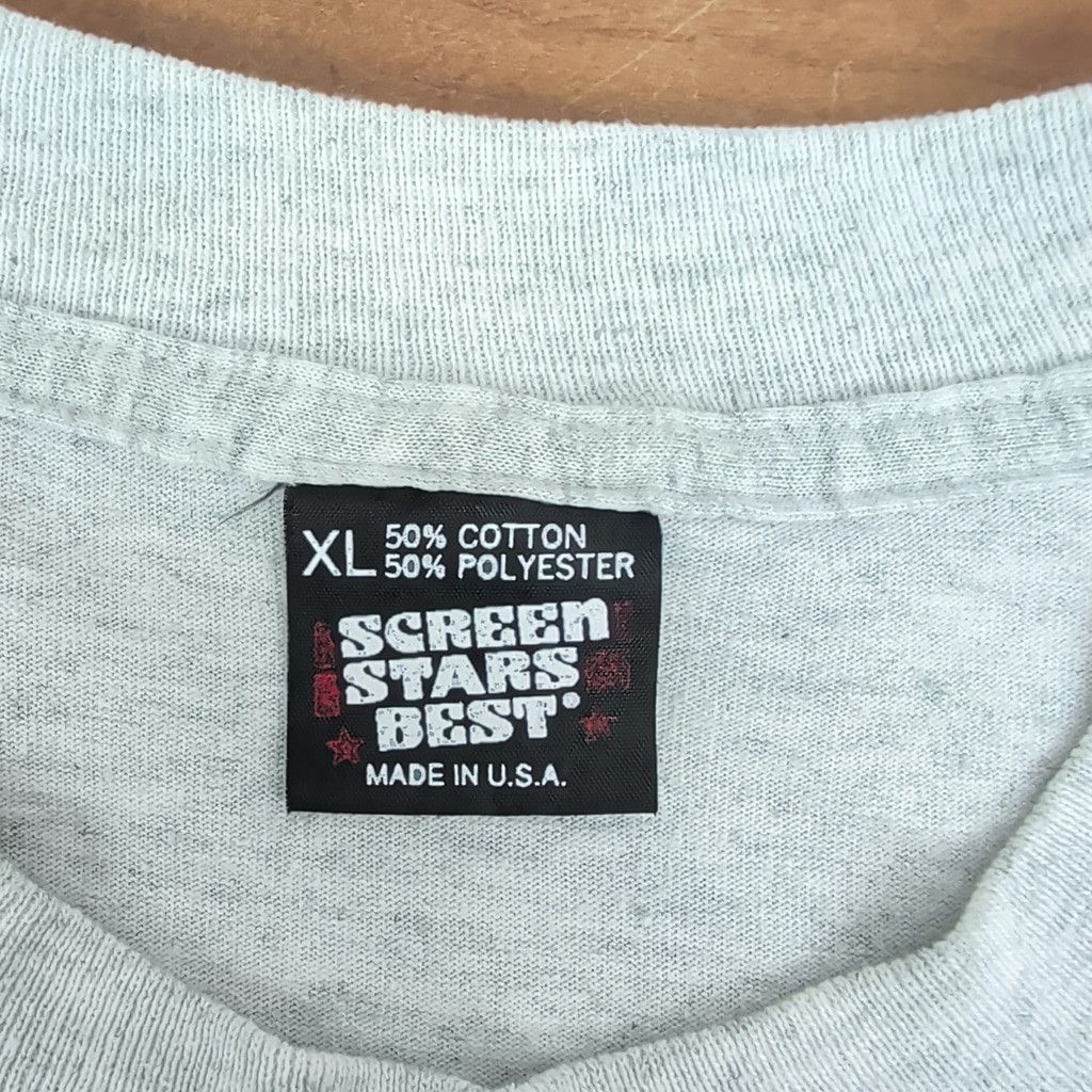Fruit Of The Loom × Vintage Single Stitch Second Amendment USA Made Grey T-Shirt XL Size US XL / EU 56 / 4 - 2 Thumbnail