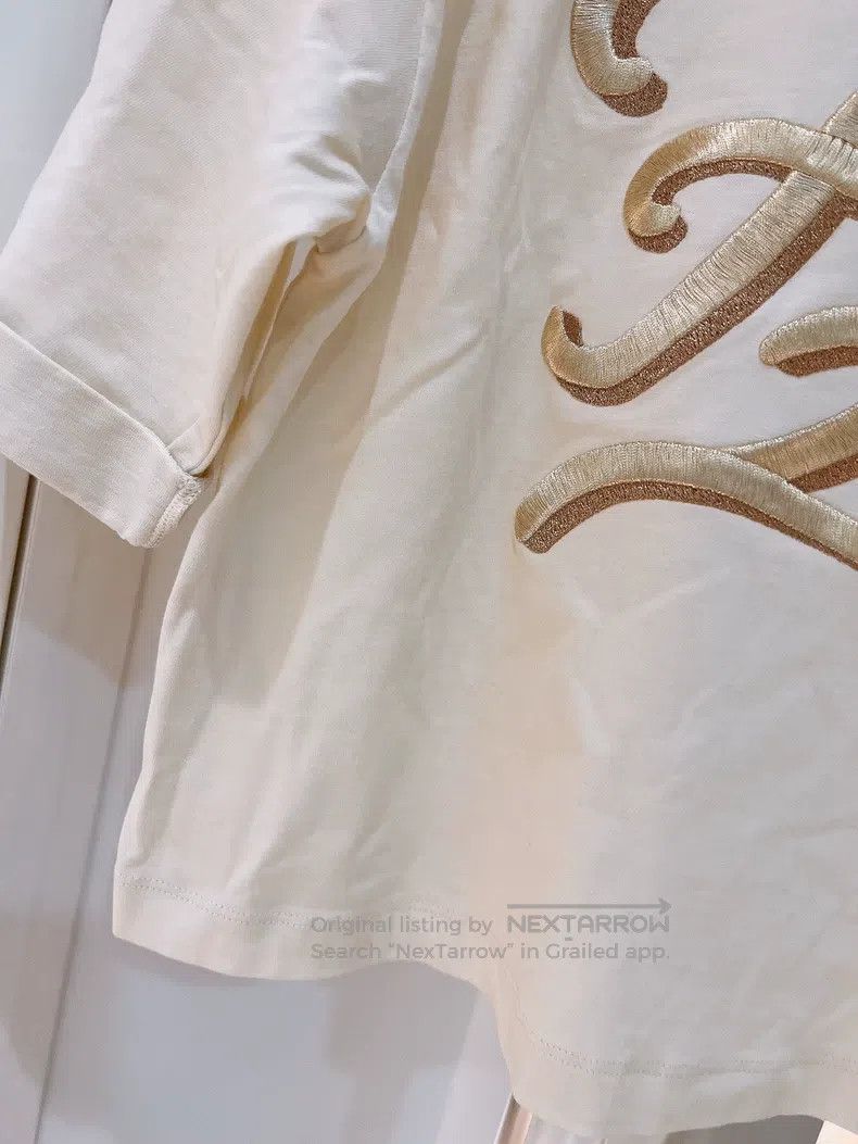 Fendi Fendi Embroidered Letter Short Sleeve Size XS / US 0-2 / IT 36-38 - 4 Thumbnail