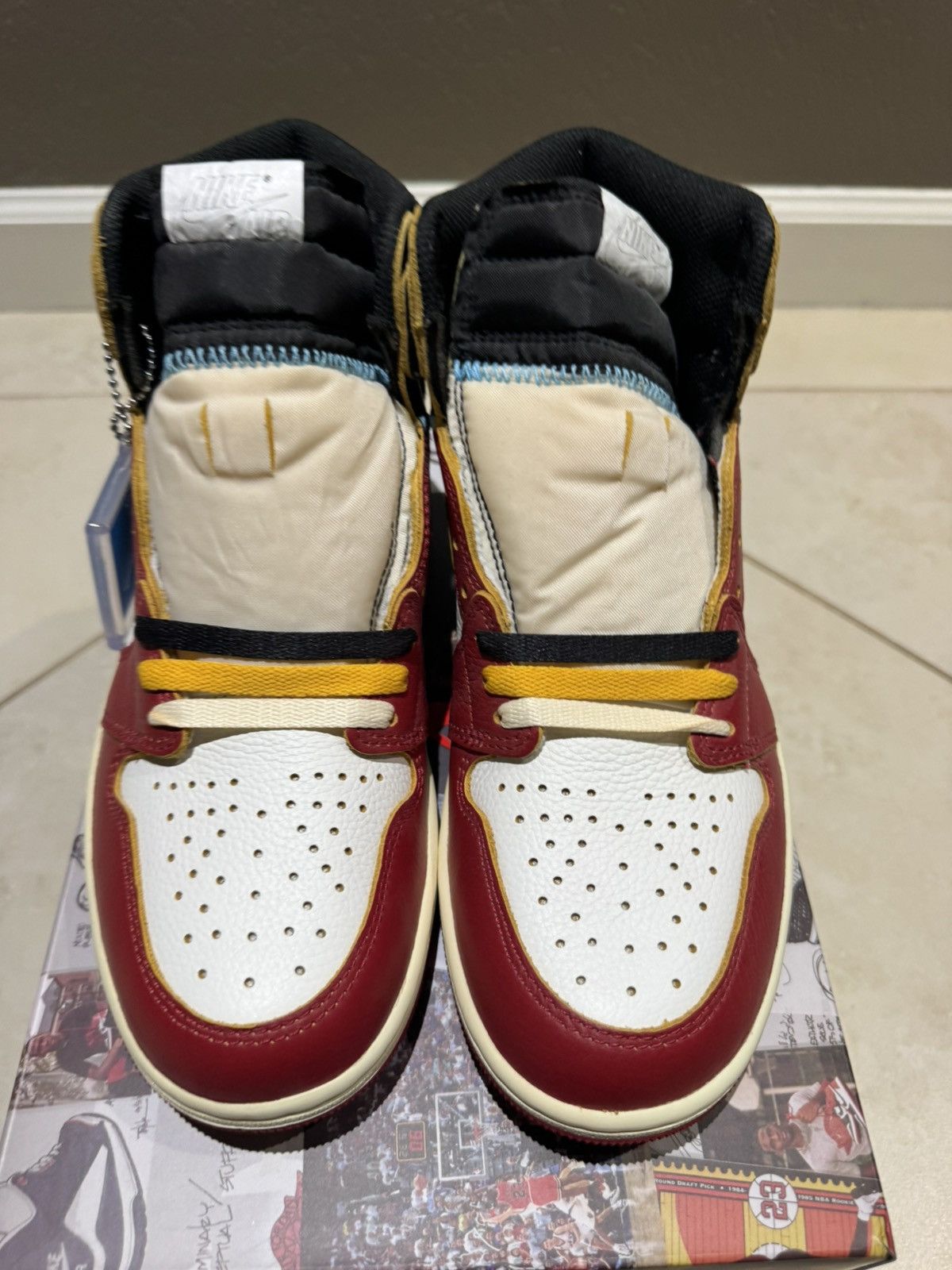 Jordan Brand × Union LA NEW* Union Jordan 1 Size 8 Men Chicago/Shadow Red Yellow Size US 8 / EU 41 - 9 Thumbnail