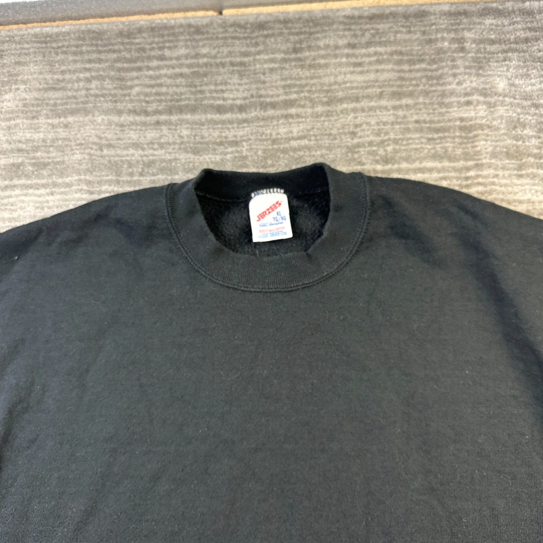 Jerzees VINTAGE Jerzees Sweatshirt Mens XL Black Fleece Crewneck USA Made Size US XL / EU 56 / 4 - 4 Thumbnail