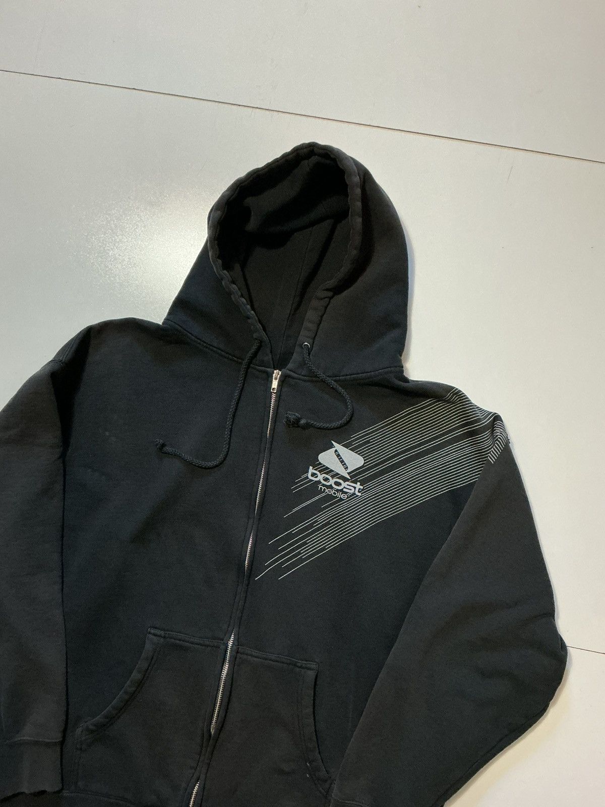 Independent Trading Co. Vintage Y2K Boost Mobile Independent Trading Co Zip Hoodie Size US XL / EU 56 / 4 - 3 Thumbnail